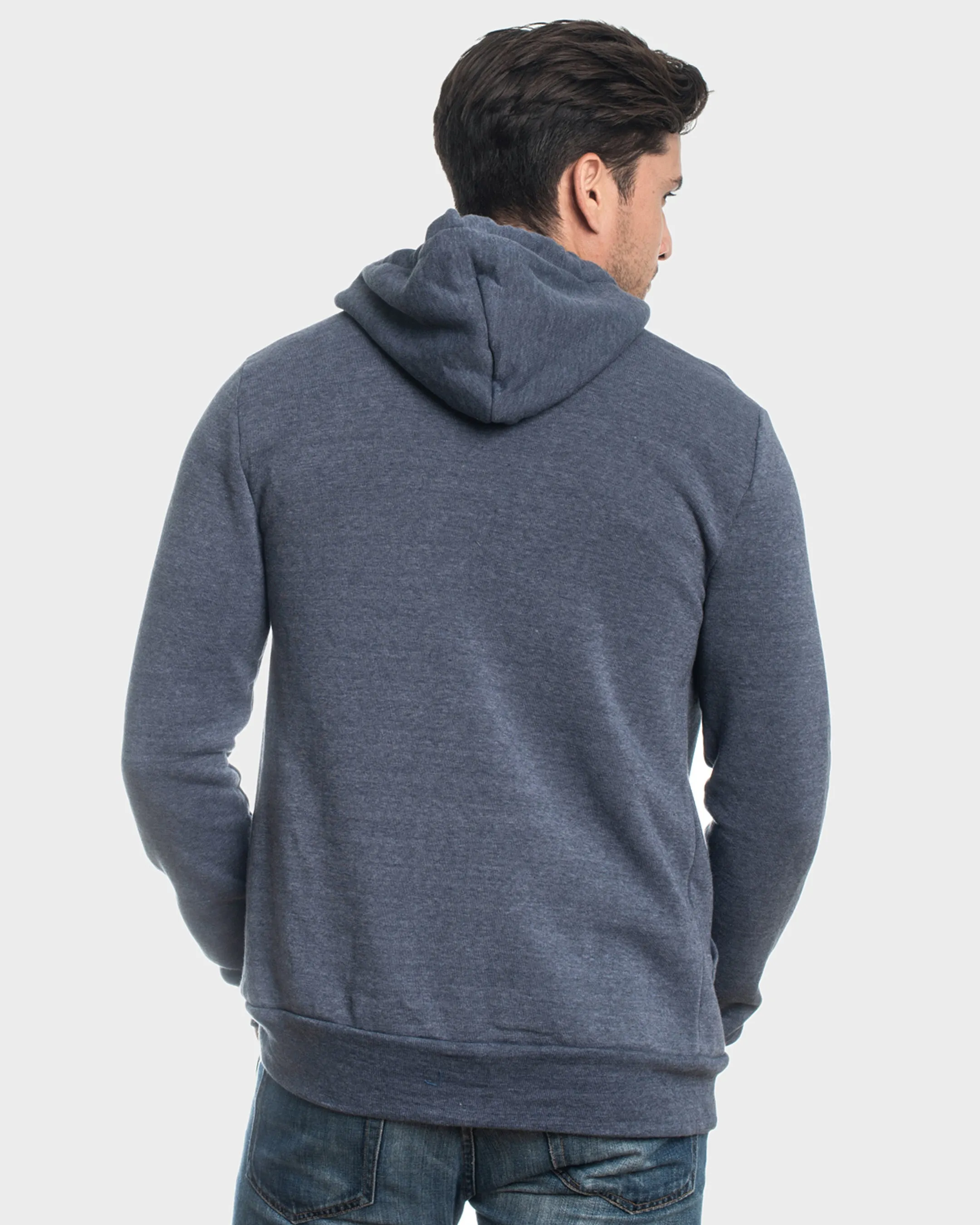 Navy Fleece Zip Hoodie sold by True Classic product image thumbnail 3