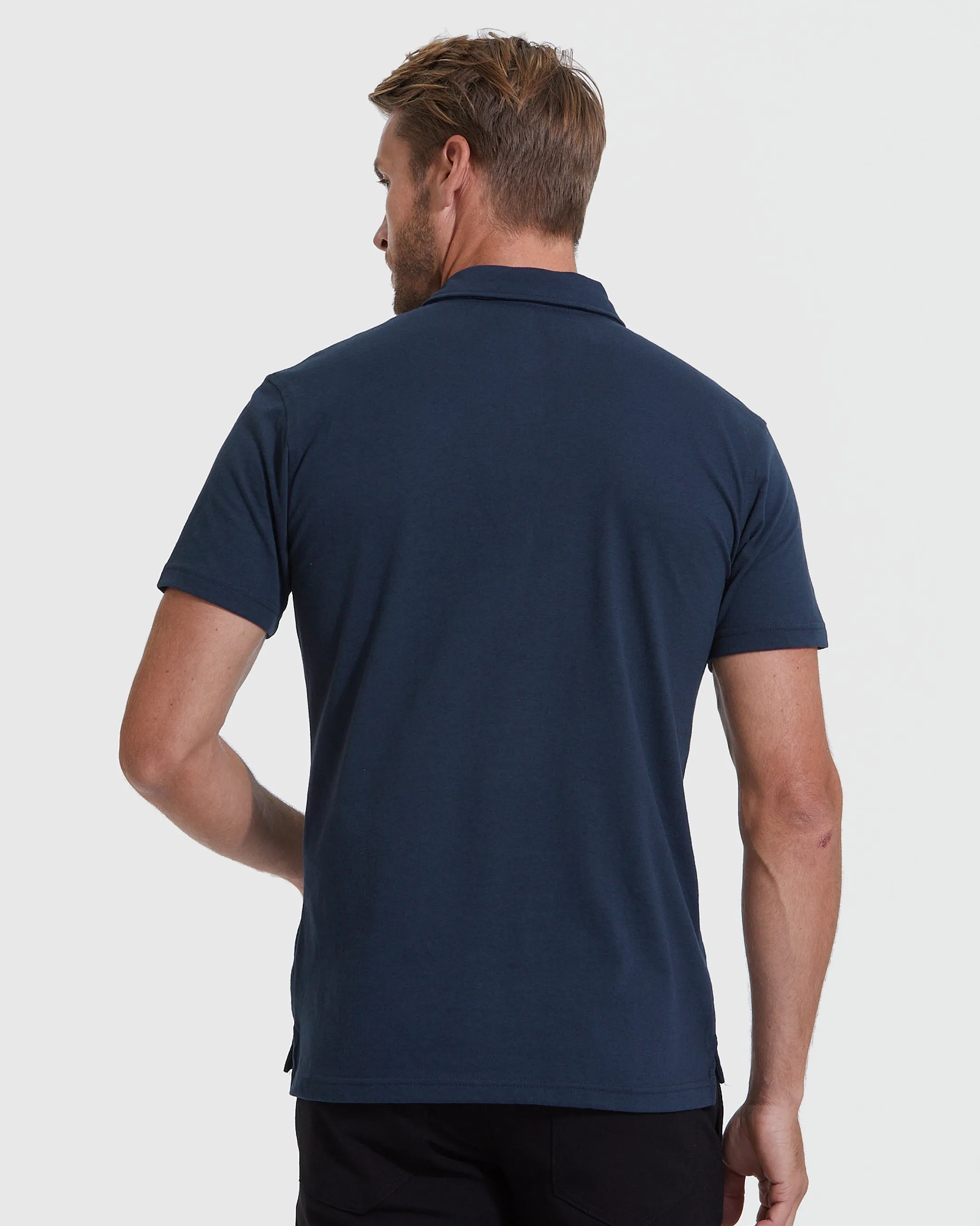 All Navy Short Sleeve Polo 5-Pack sold by True Classic product image thumbnail 4