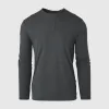 Carbon Classic Long Sleeve Henley sold by True Classic