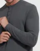Carbon Classic Long Sleeve Henley sold by True Classic
