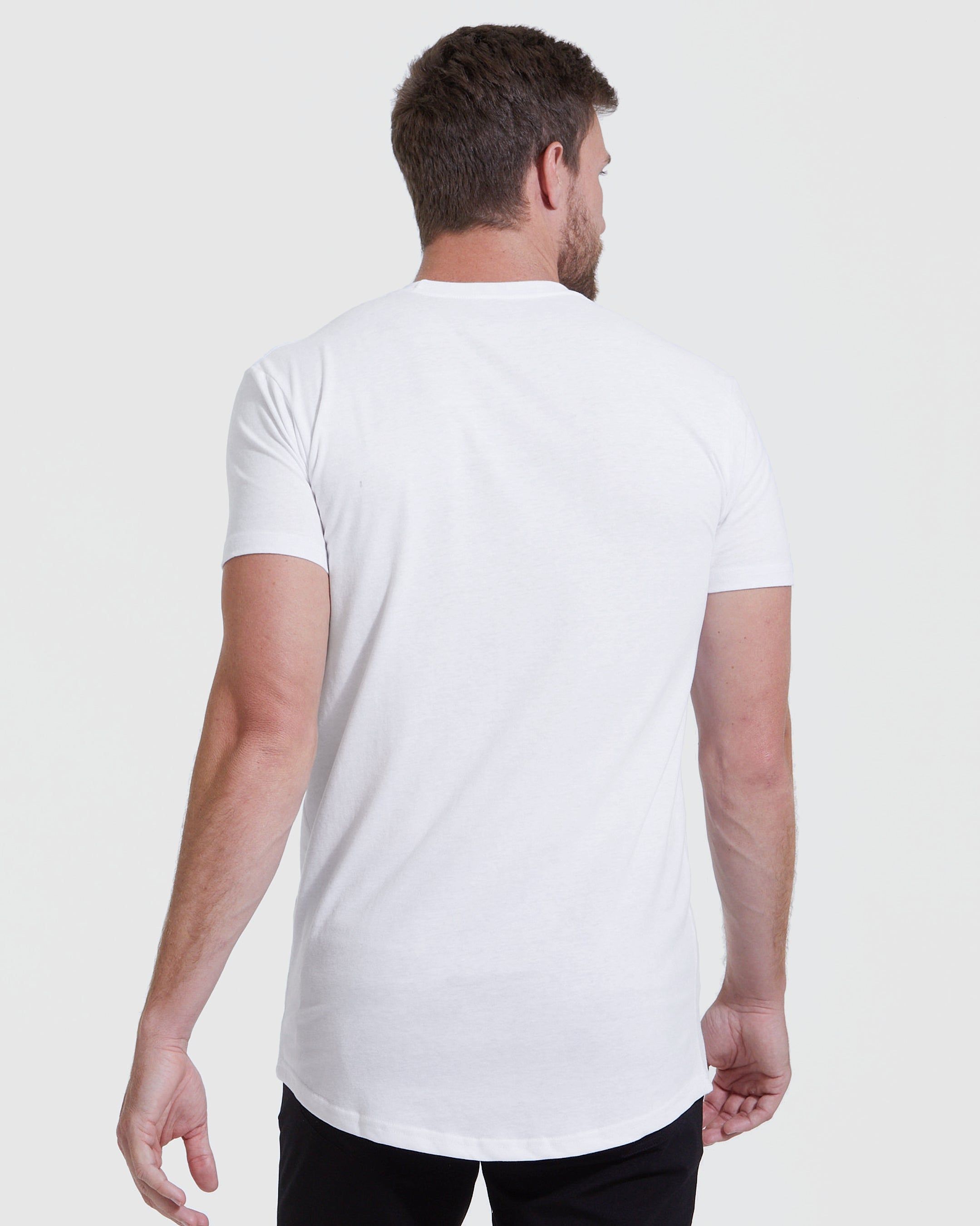 The Tall Round Hem Crew Neck T-Shirt Staple 6-Pack sold by True Classic product image thumbnail 4