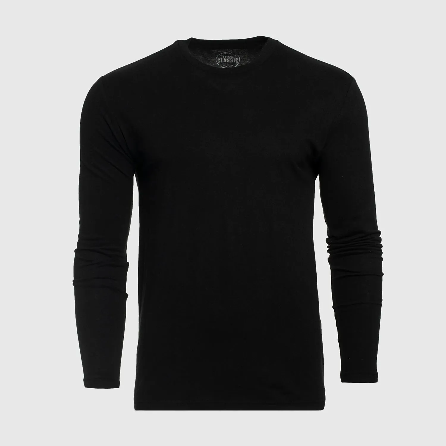 Black Classic Long Sleeve Crew Neck sold by True Classic product image thumbnail 2