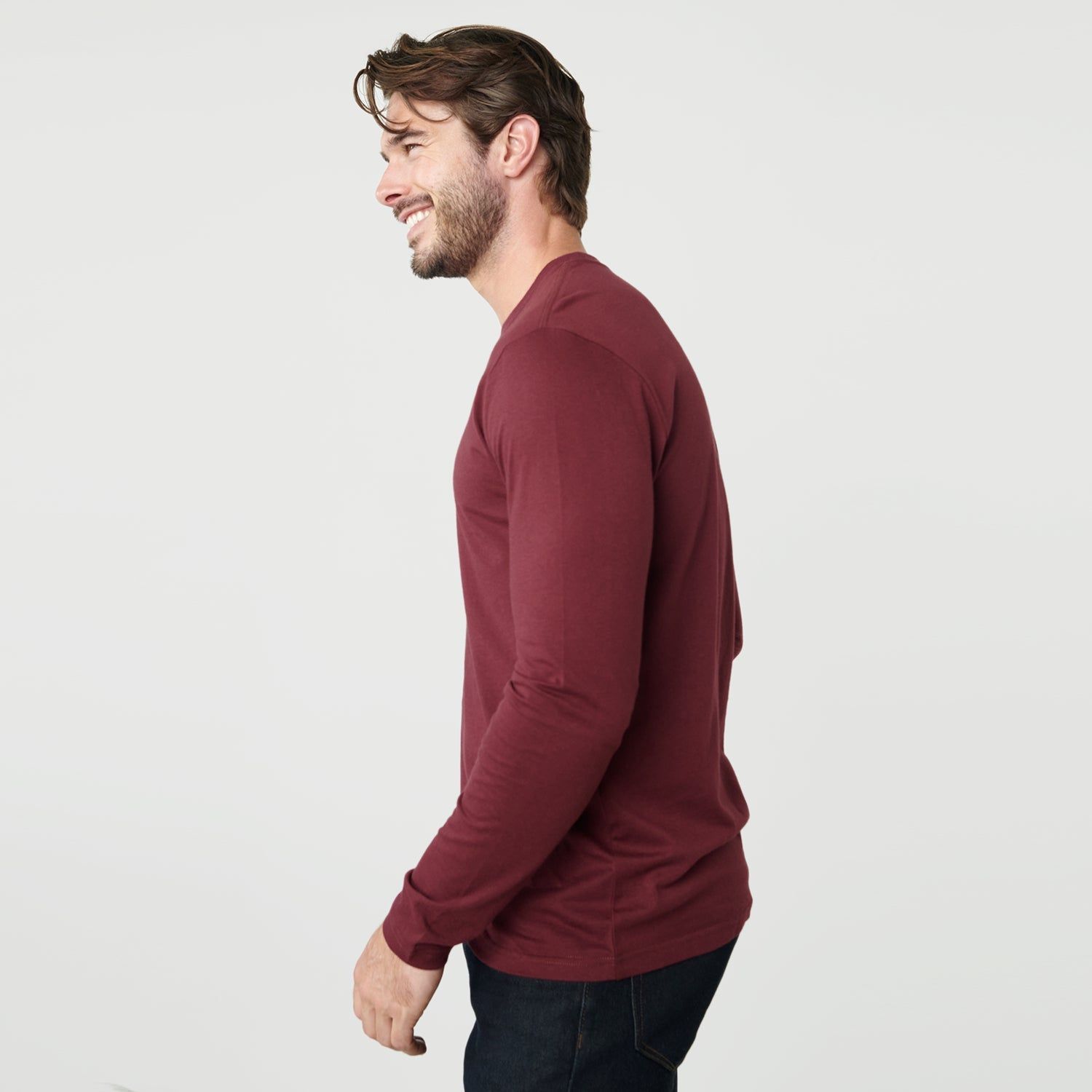 Burgundy Long Sleeve sold by True Classic product image thumbnail 4