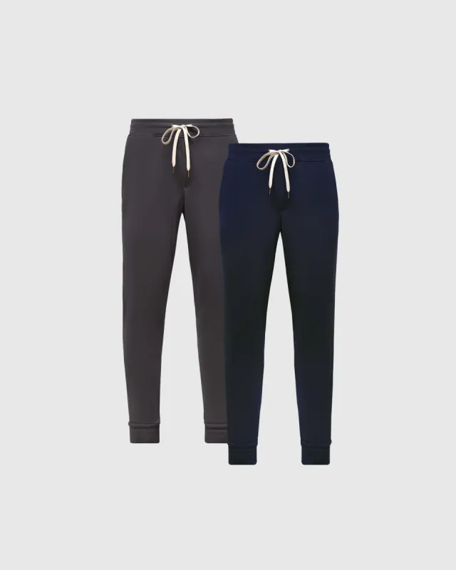 Staple Fleece French Terry Joggers 2-Pack sold by True Classic