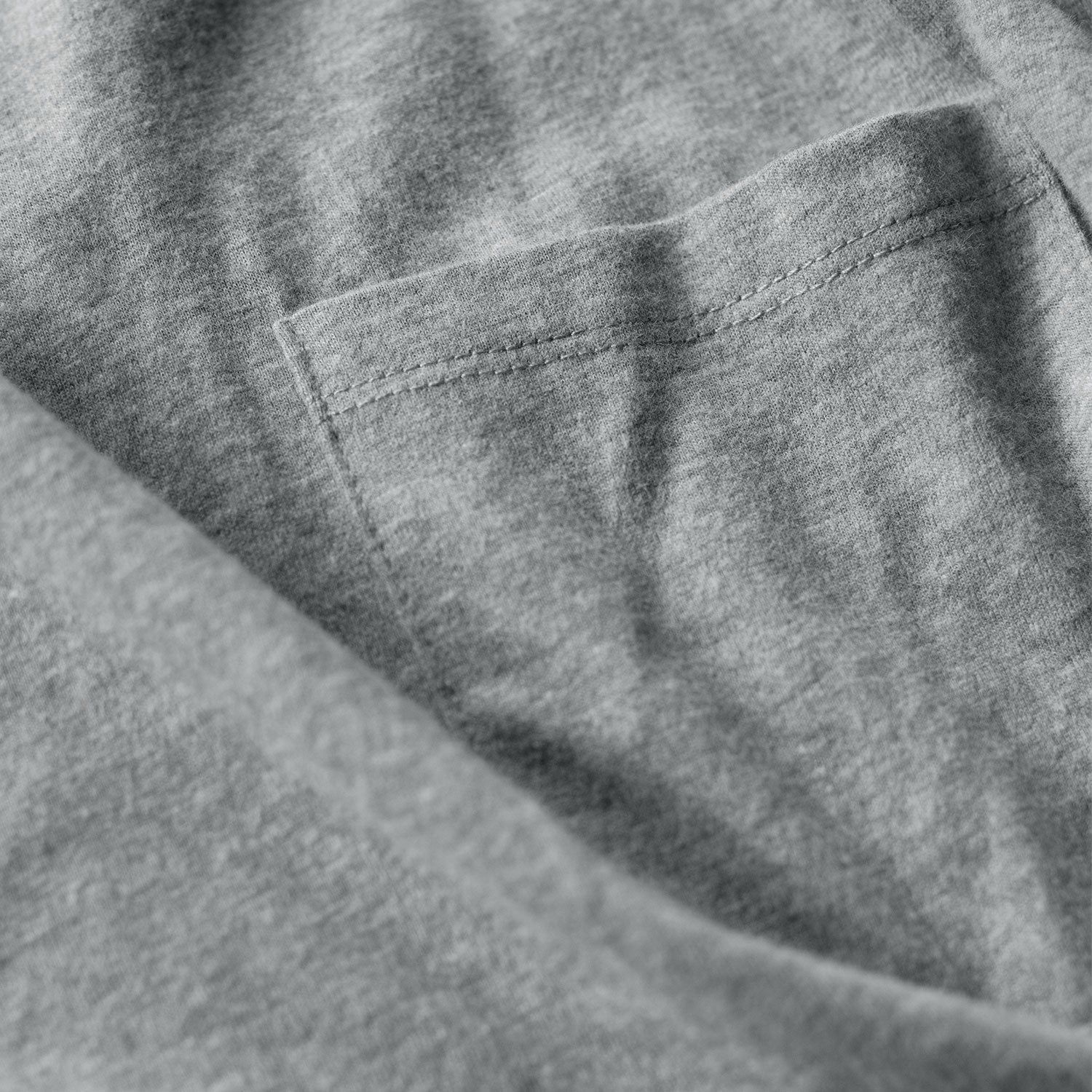 Heather Gray Pocket Crew Tee sold by True Classic product image thumbnail 5