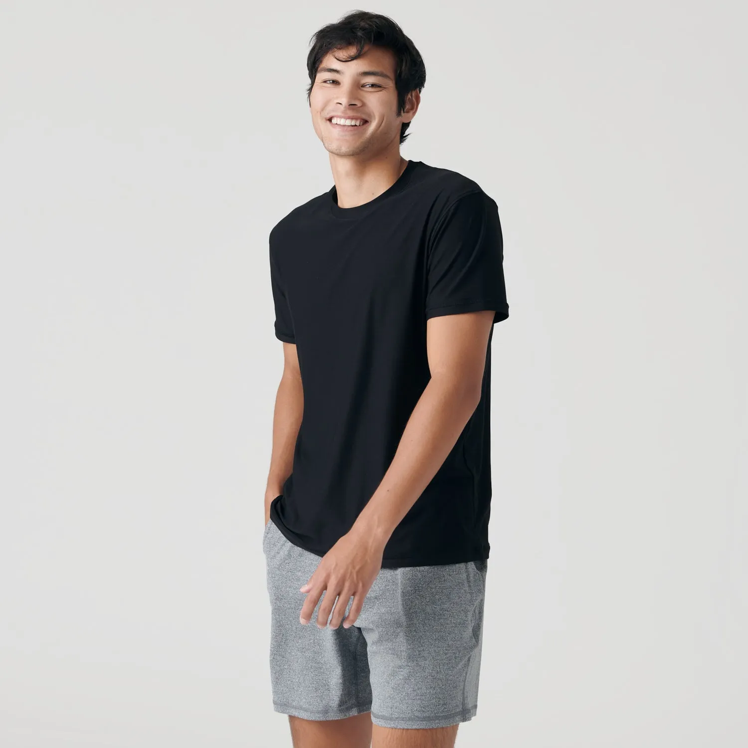 Heather Staple Active Short Sleeve Crew T-Shirt 6-Pack sold by True Classic product image thumbnail 2