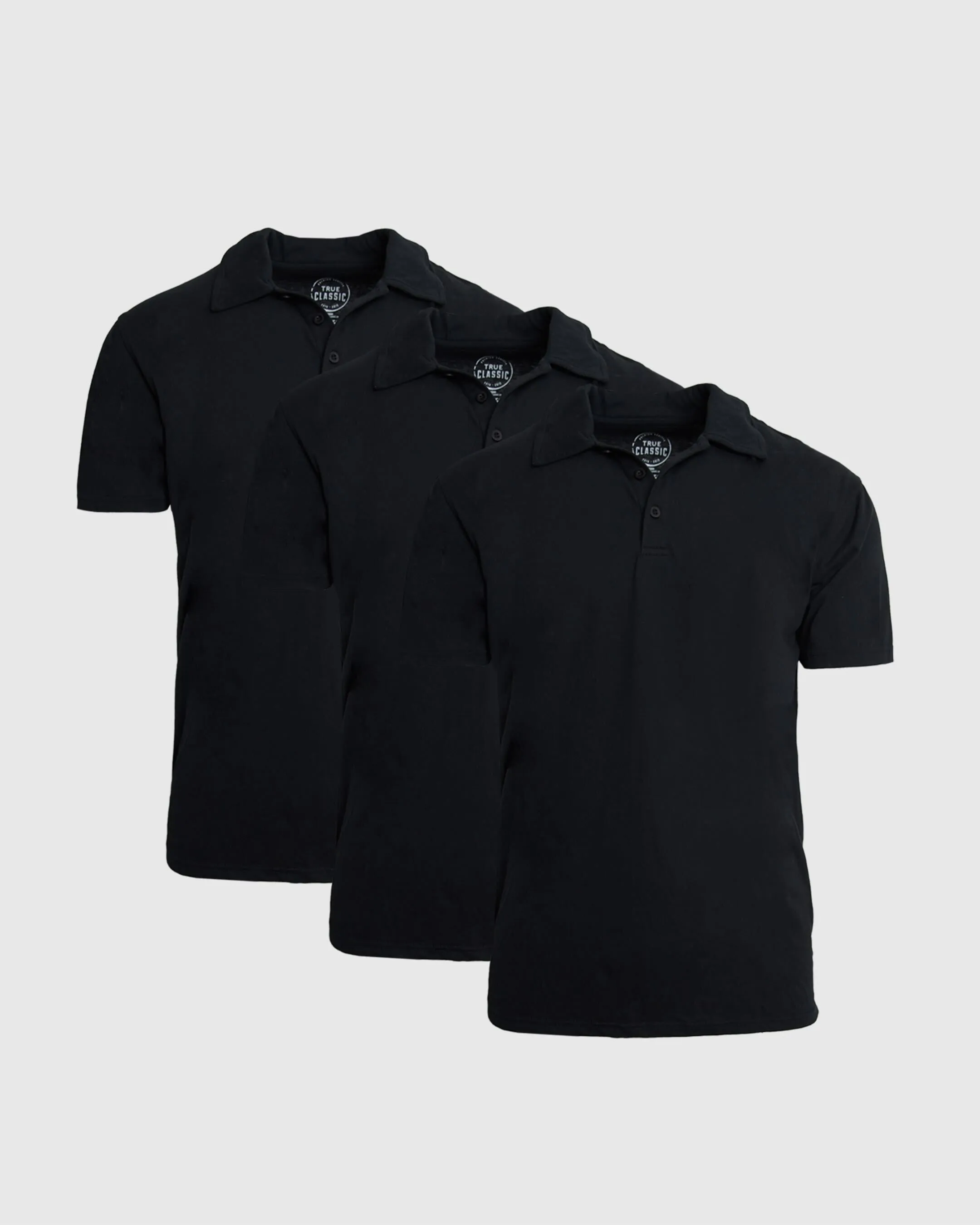 Black Classic Polo 3-Pack sold by True Classic