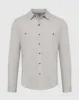 Heather Gray Long Sleeve Lightweight Flannel Shirt sold by True Classic