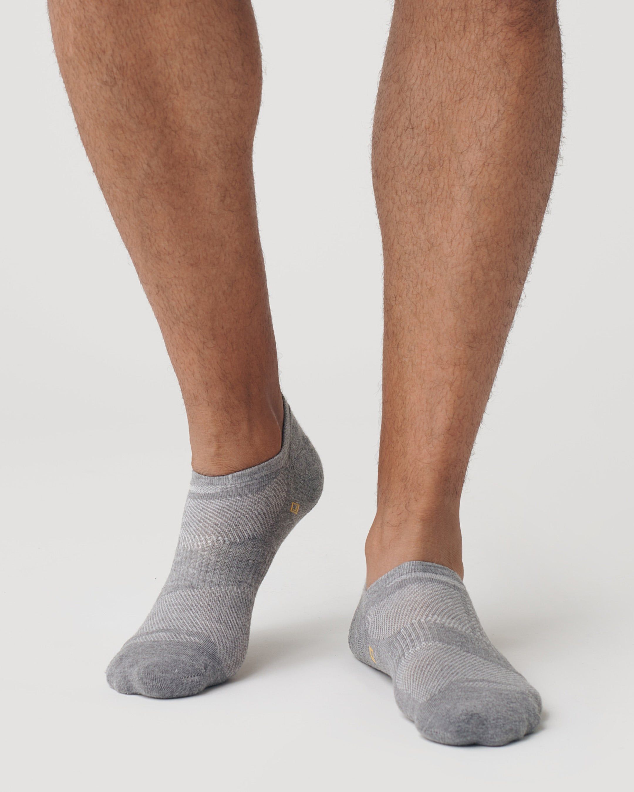 Heather Gray No Show Socks 3-Pack sold by True Classic product image thumbnail 2