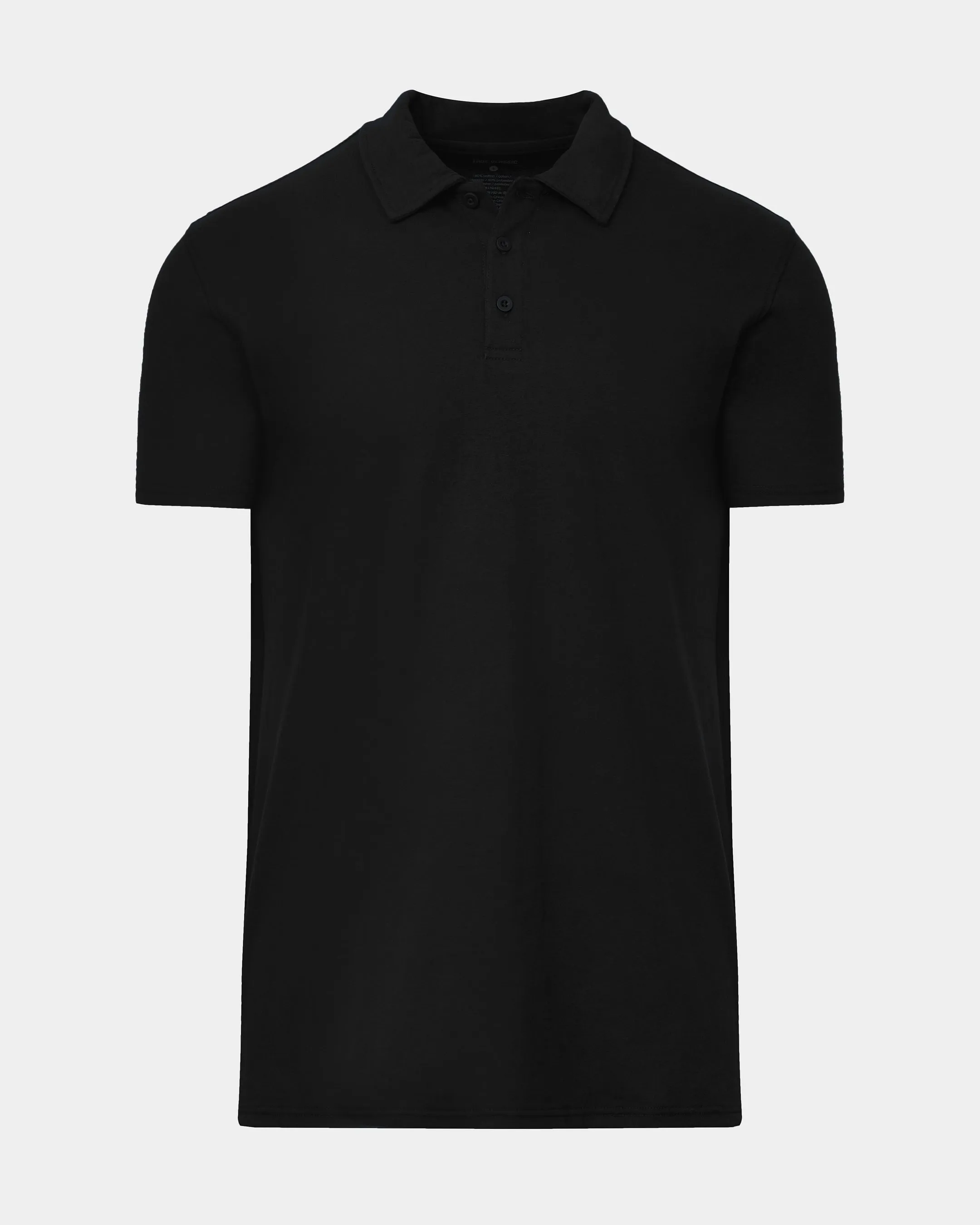 Black Short Sleeve Tall Polo sold by True Classic product image thumbnail 2