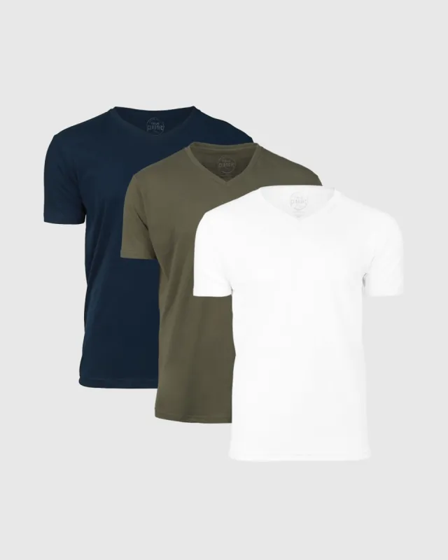 Cool Color V-Neck Tee 3-Pack sold by True Classic