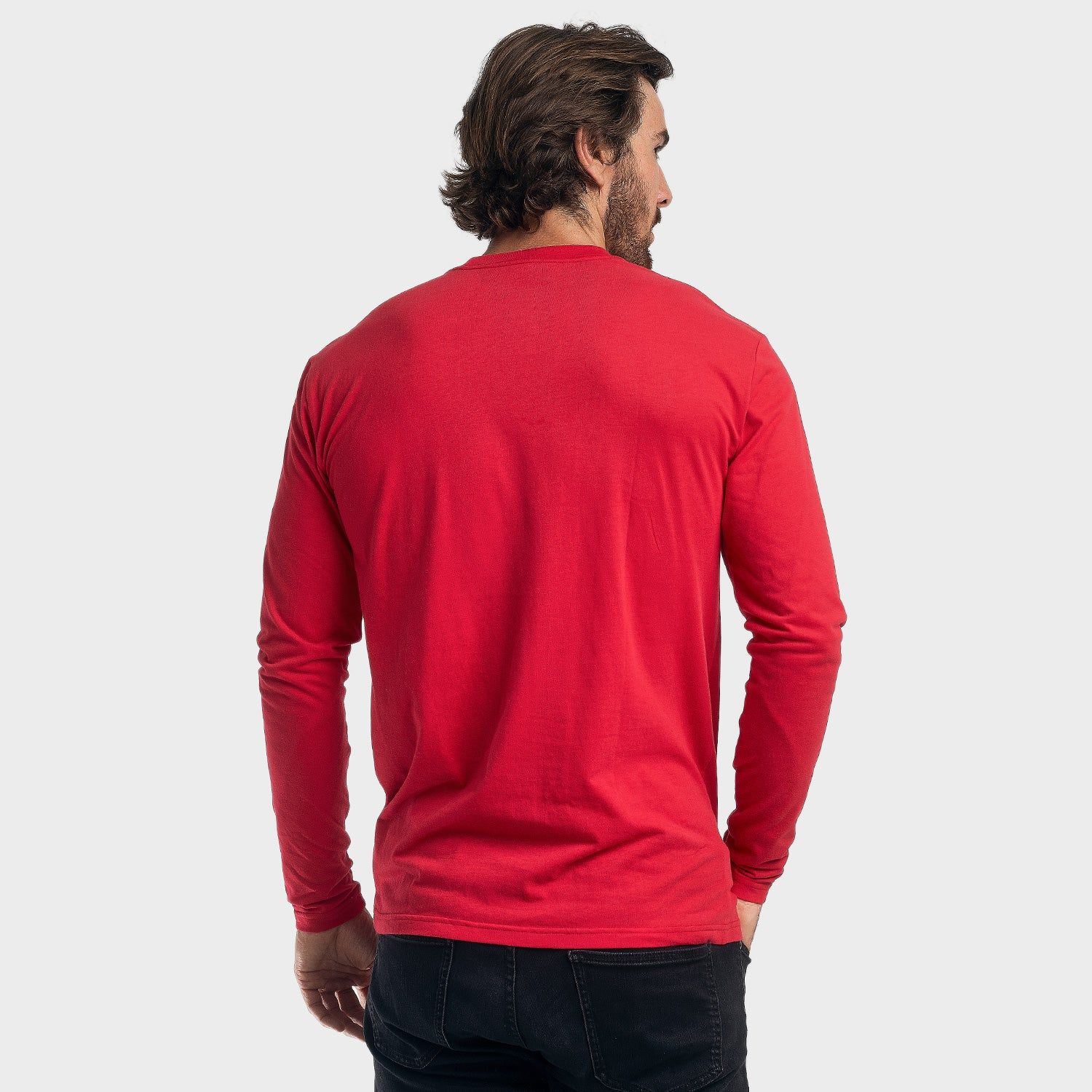 Red Crew Neck Long Sleeve sold by True Classic product image thumbnail 3