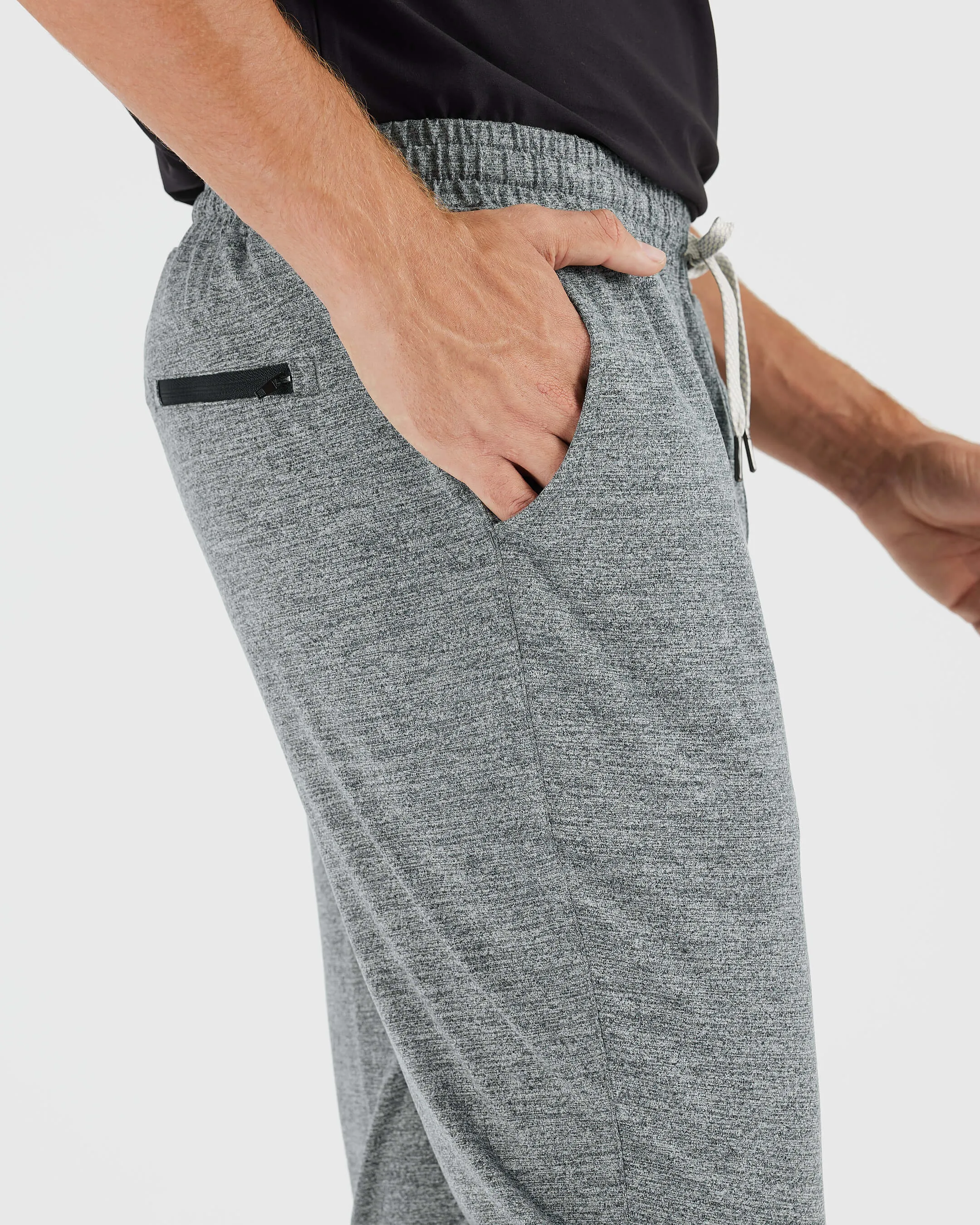 Heather Gray Active Joggers sold by True Classic product image thumbnail 4