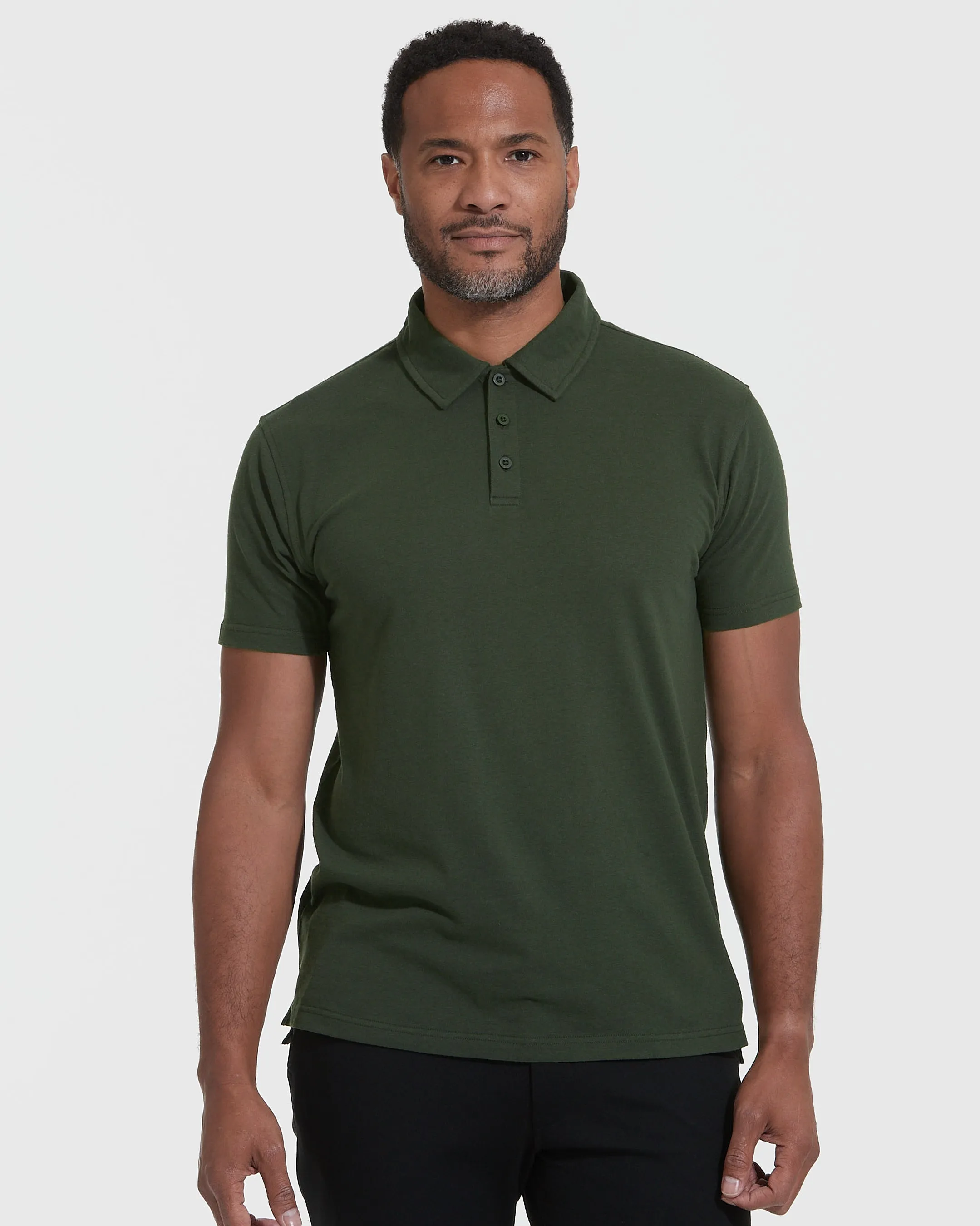 Dark Olive Short Sleeve Polo sold by True Classic