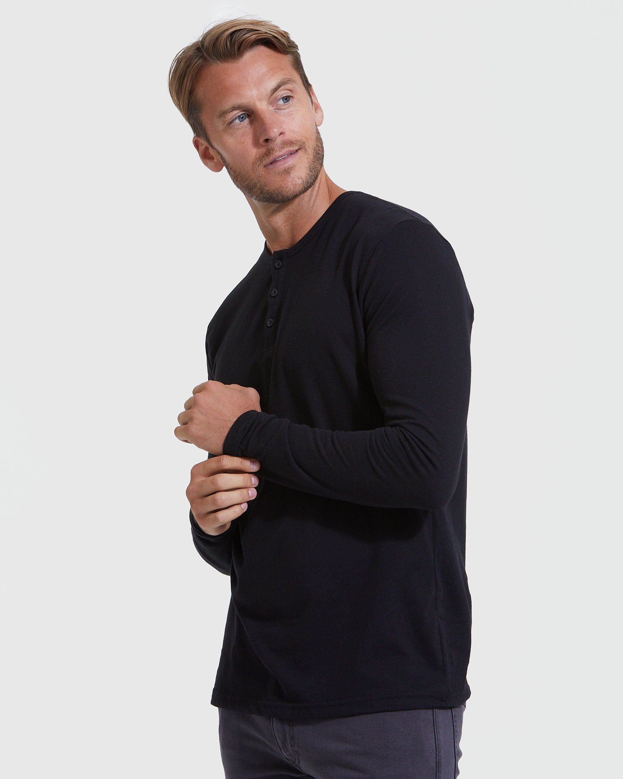 Classic Long Sleeve Henley 12-Pack sold by True Classic product image thumbnail 3
