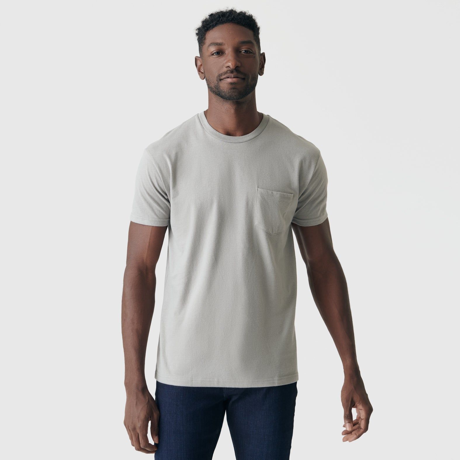 Iron Gray Pocket Tee sold by True Classic