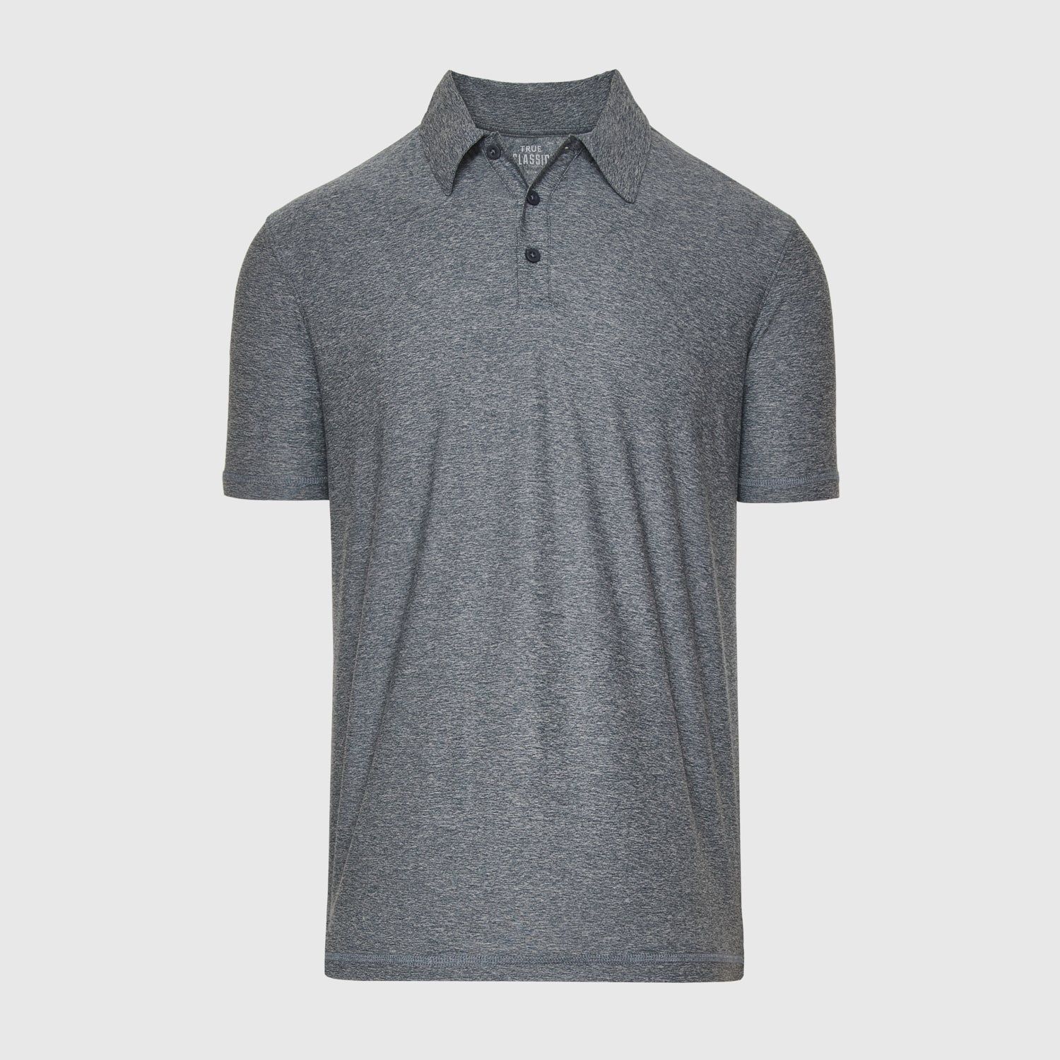 Heather Navy Active Polo sold by True Classic product image thumbnail 2