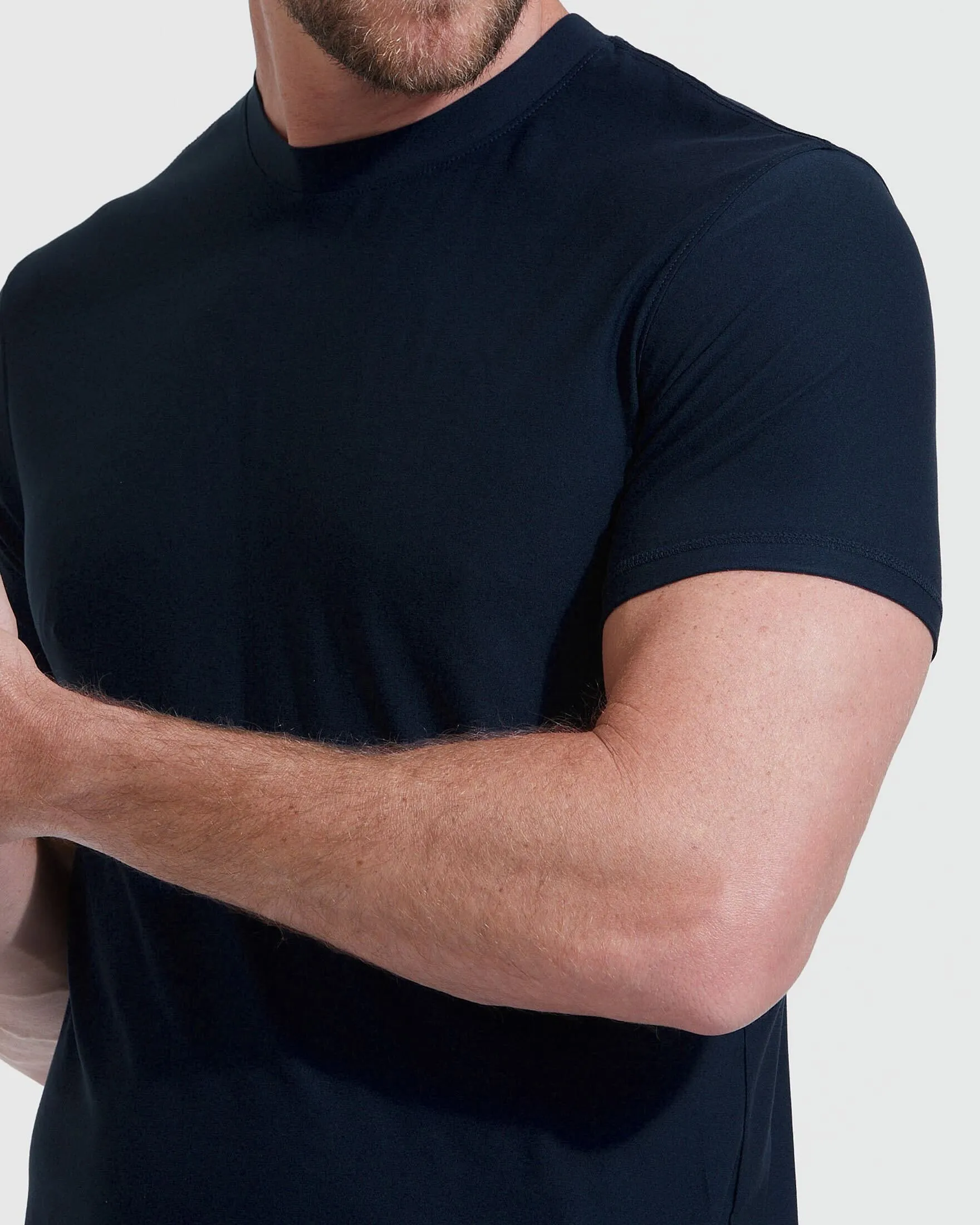 Navy Tall Active Crew Neck sold by True Classic product image thumbnail 5