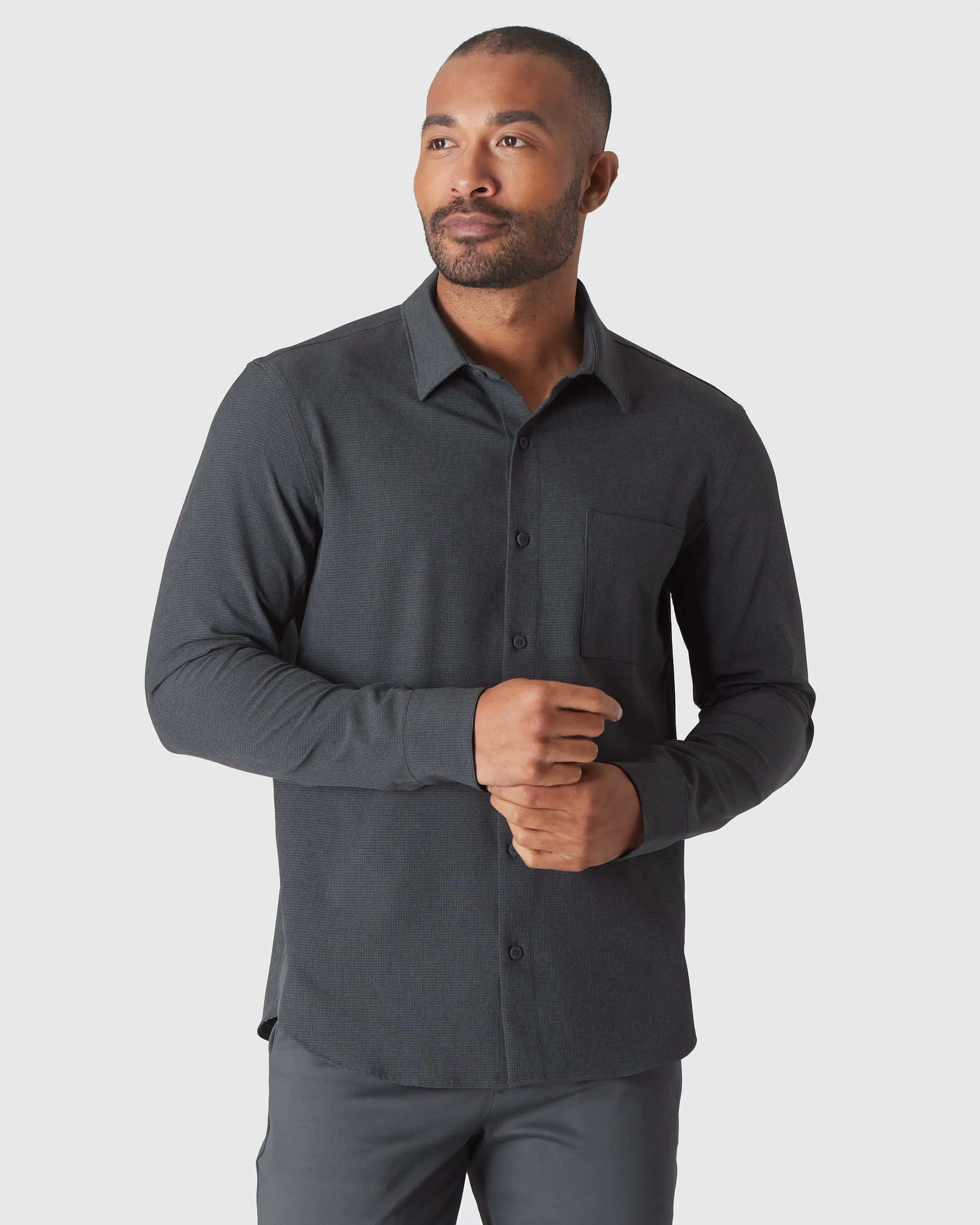 Long Sleeve Ripstop Commuter Shirt 3-Pack sold by True Classic product image thumbnail 2