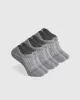 Heather Gray Active No Show Socks 3-Pack sold by True Classic