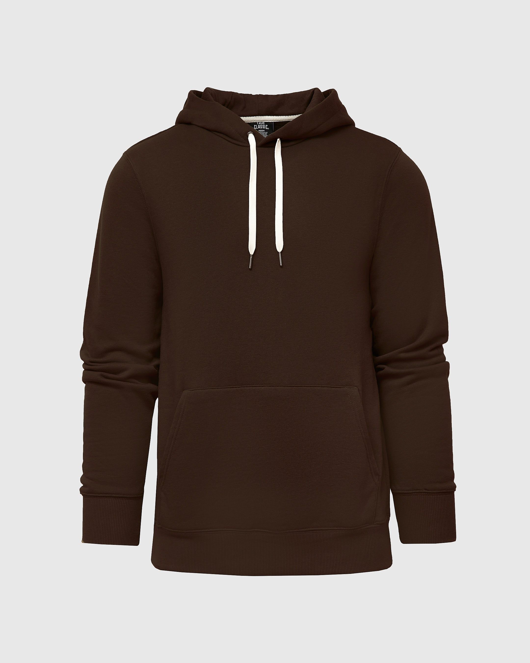 Dark Oak Fleece French Terry Pullover Hoodie sold by True Classic product image thumbnail 2