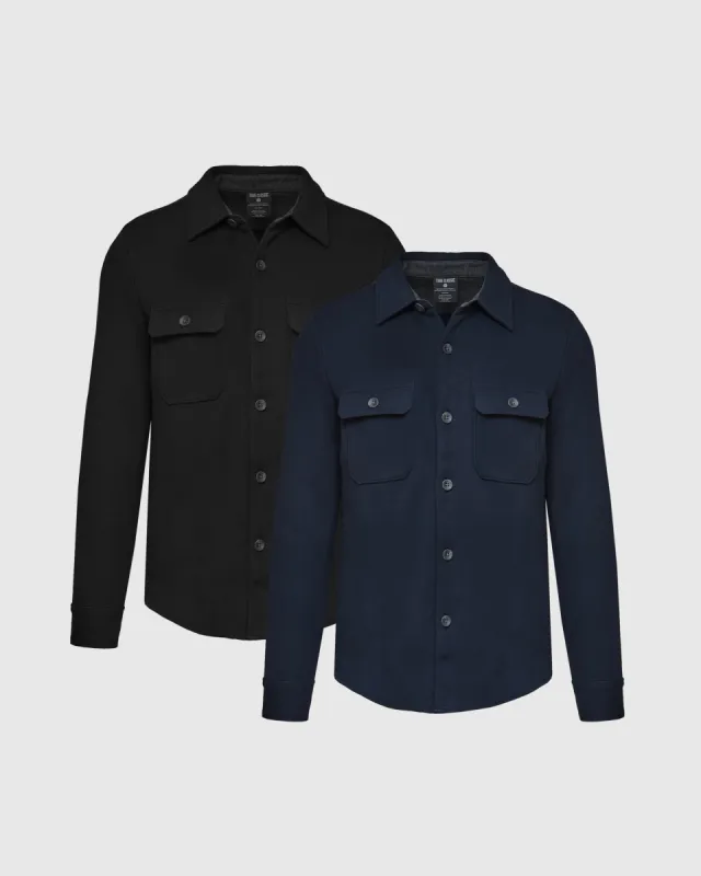 Classic Fleece Shacket 2-Pack sold by True Classic