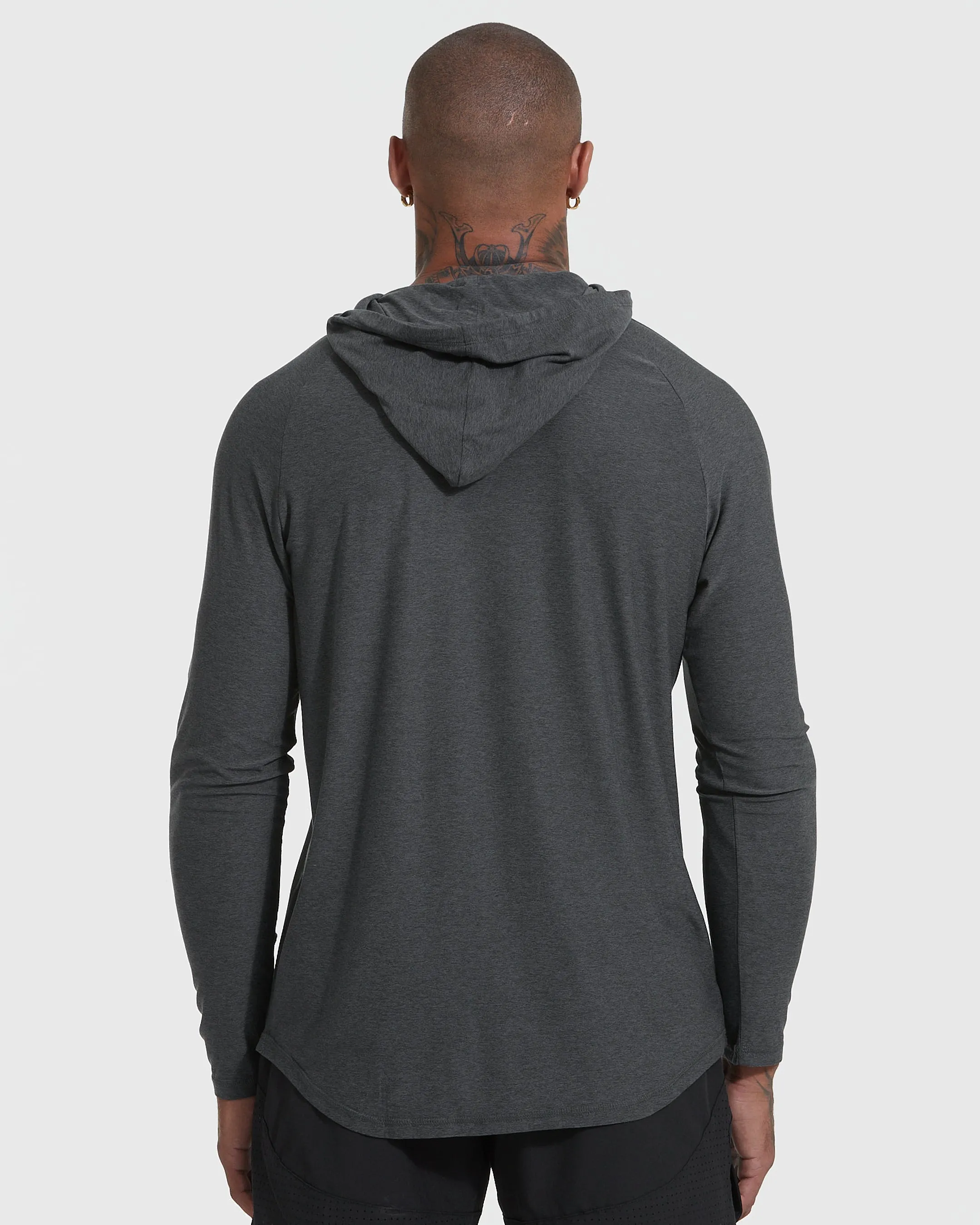 Charcoal Heather Gray Active Hoodie sold by True Classic product image thumbnail 3
