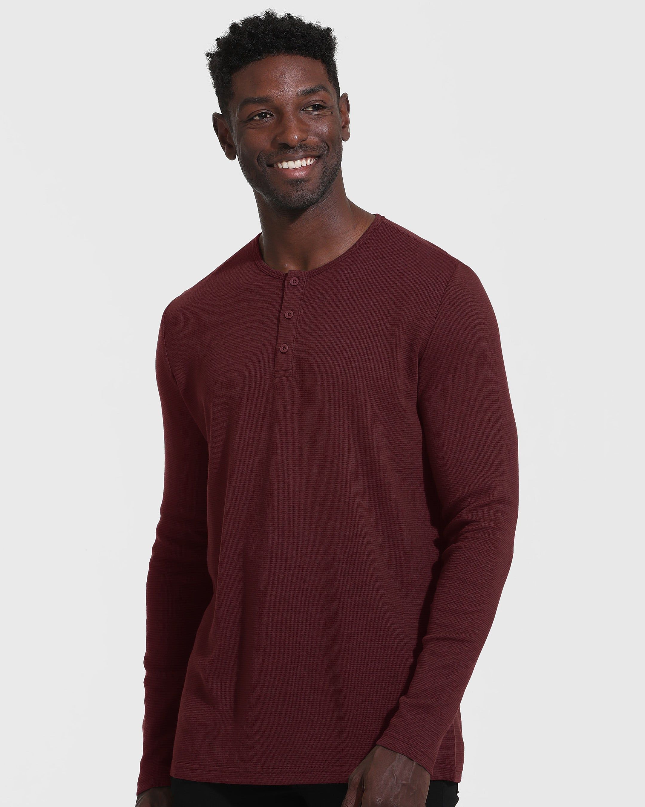 Earth Hues Waffle Henley 3-Pack sold by True Classic product image thumbnail 3