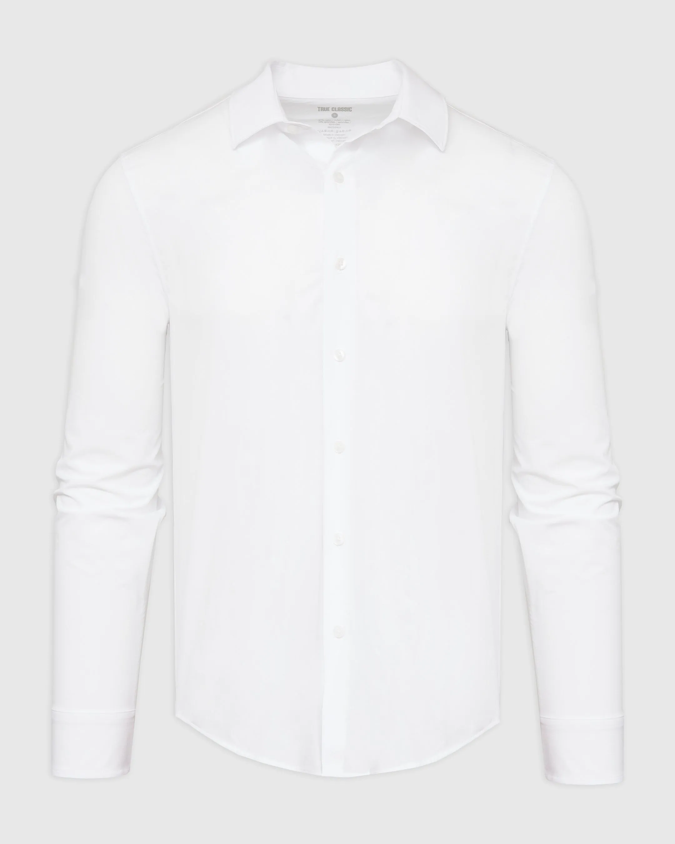 White Lightweight Dress Shirt sold by True Classic product image thumbnail 2