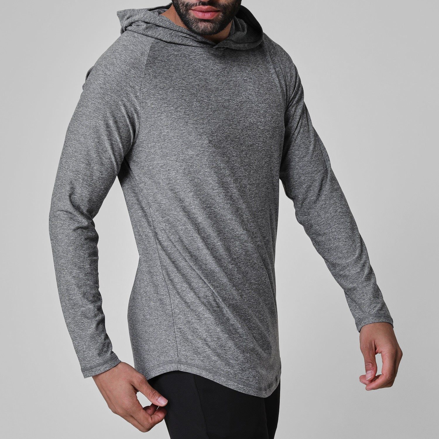 Medium Heather Gray Active Hoodie sold by True Classic product image thumbnail 4