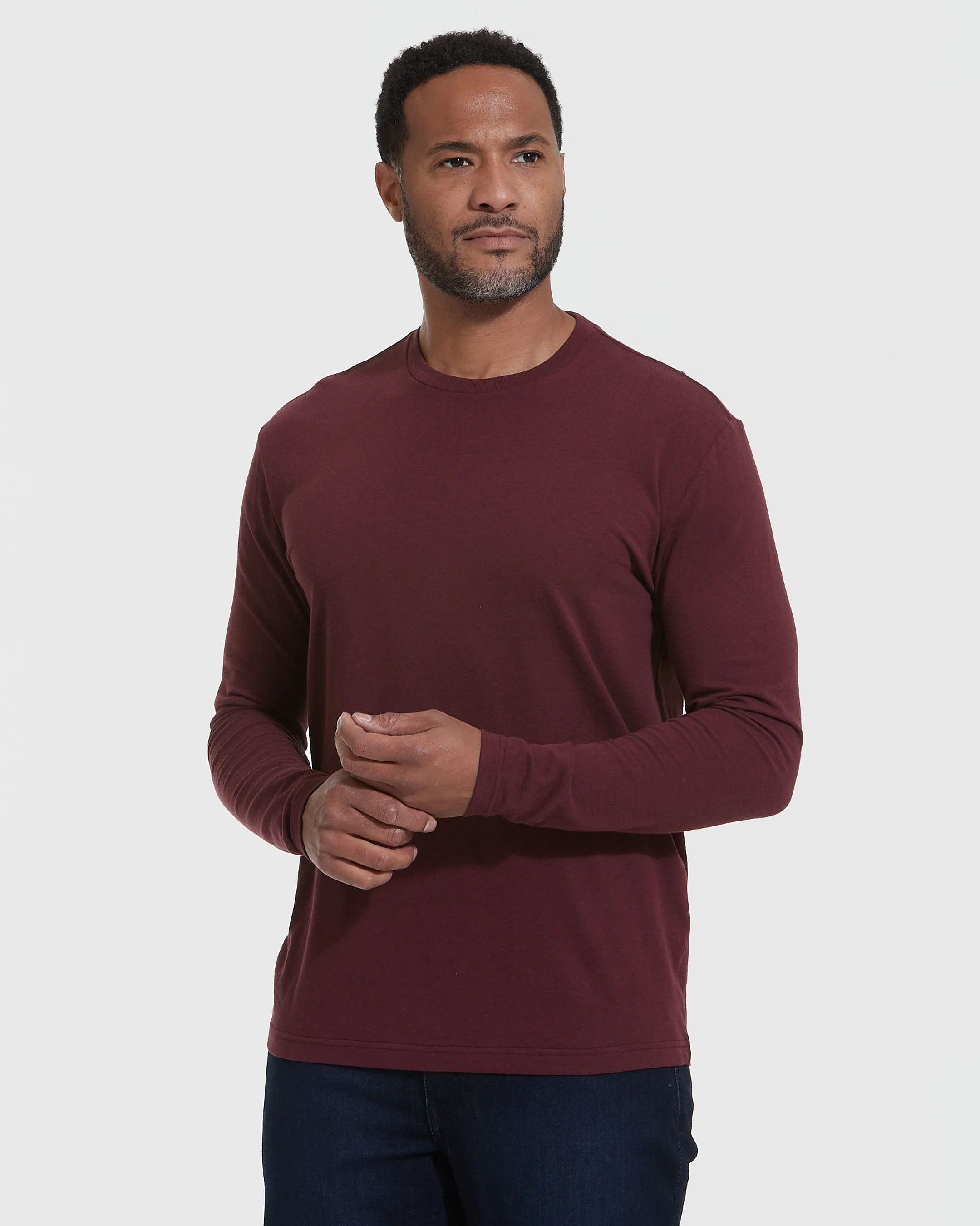 Dark Winter Long Sleeve Crew Neck T-Shirt 3-Pack sold by True Classic product image thumbnail 4