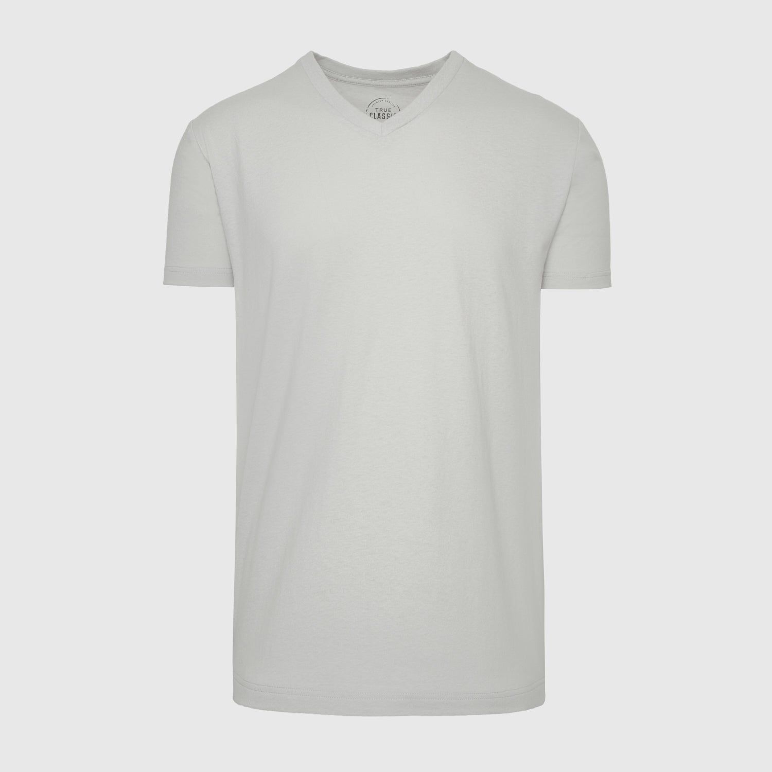 Light Gray V Neck T Shirt sold by True Classic product image thumbnail 2