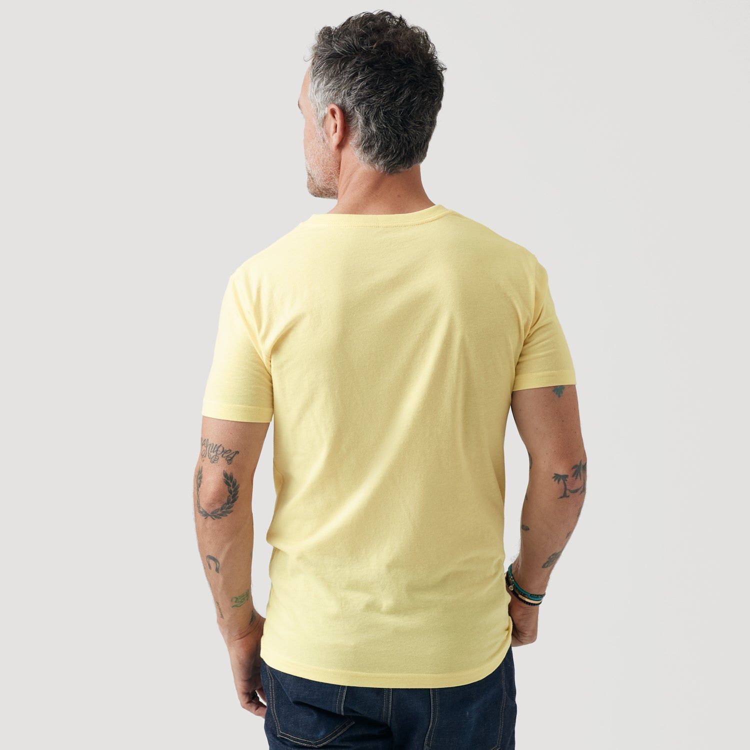 Mellow Yellow V-Neck T-Shirt sold by True Classic product image thumbnail 3