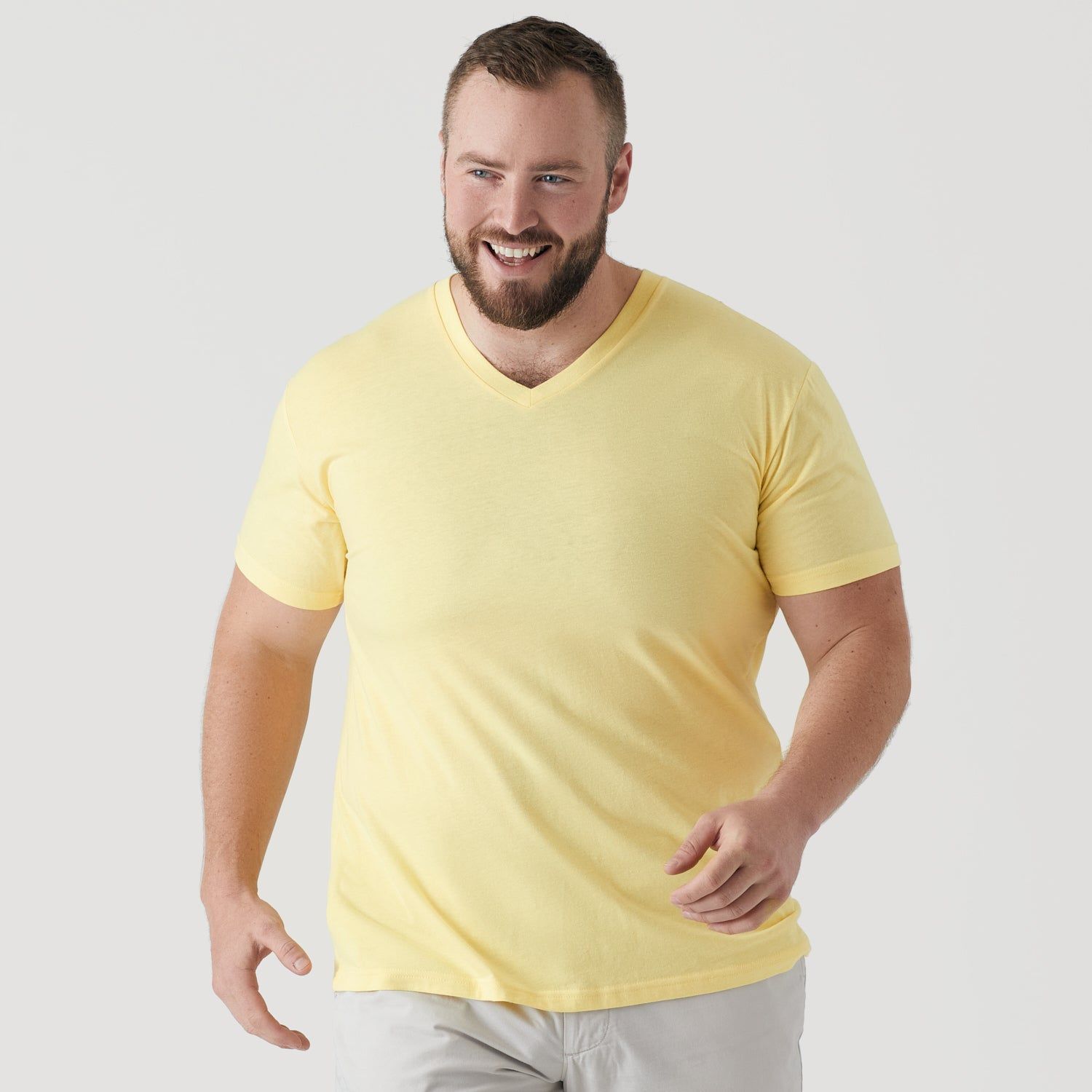 Mellow Yellow V-Neck T-Shirt sold by True Classic product image thumbnail 5