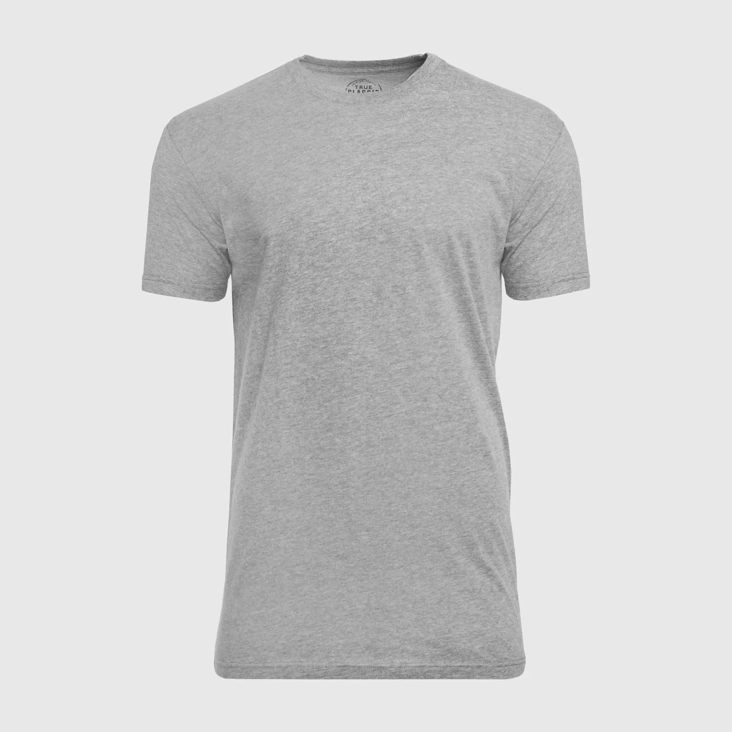 Heather Gray Tall Round Hem Crew Neck T-Shirt sold by True Classic product image thumbnail 2