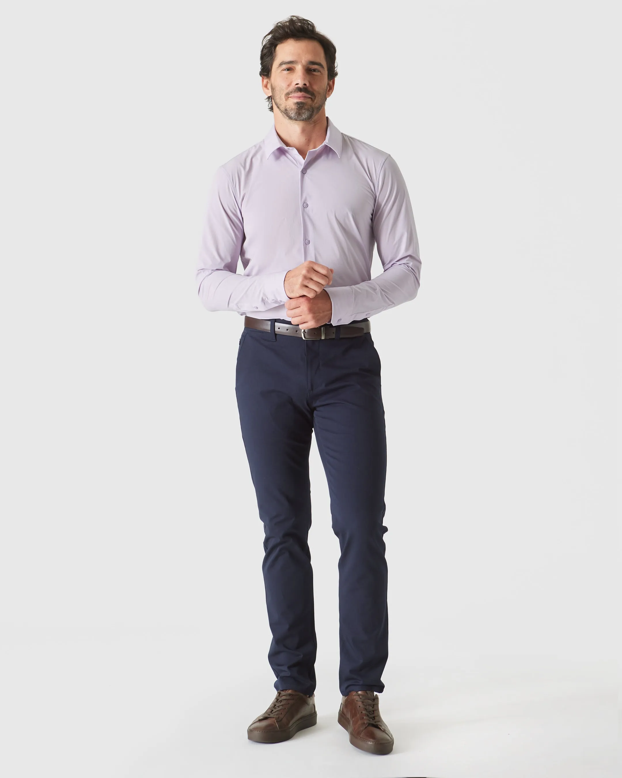 Orchid Long Sleeve Day 2 Night Dress Shirt sold by True Classic product image thumbnail 4
