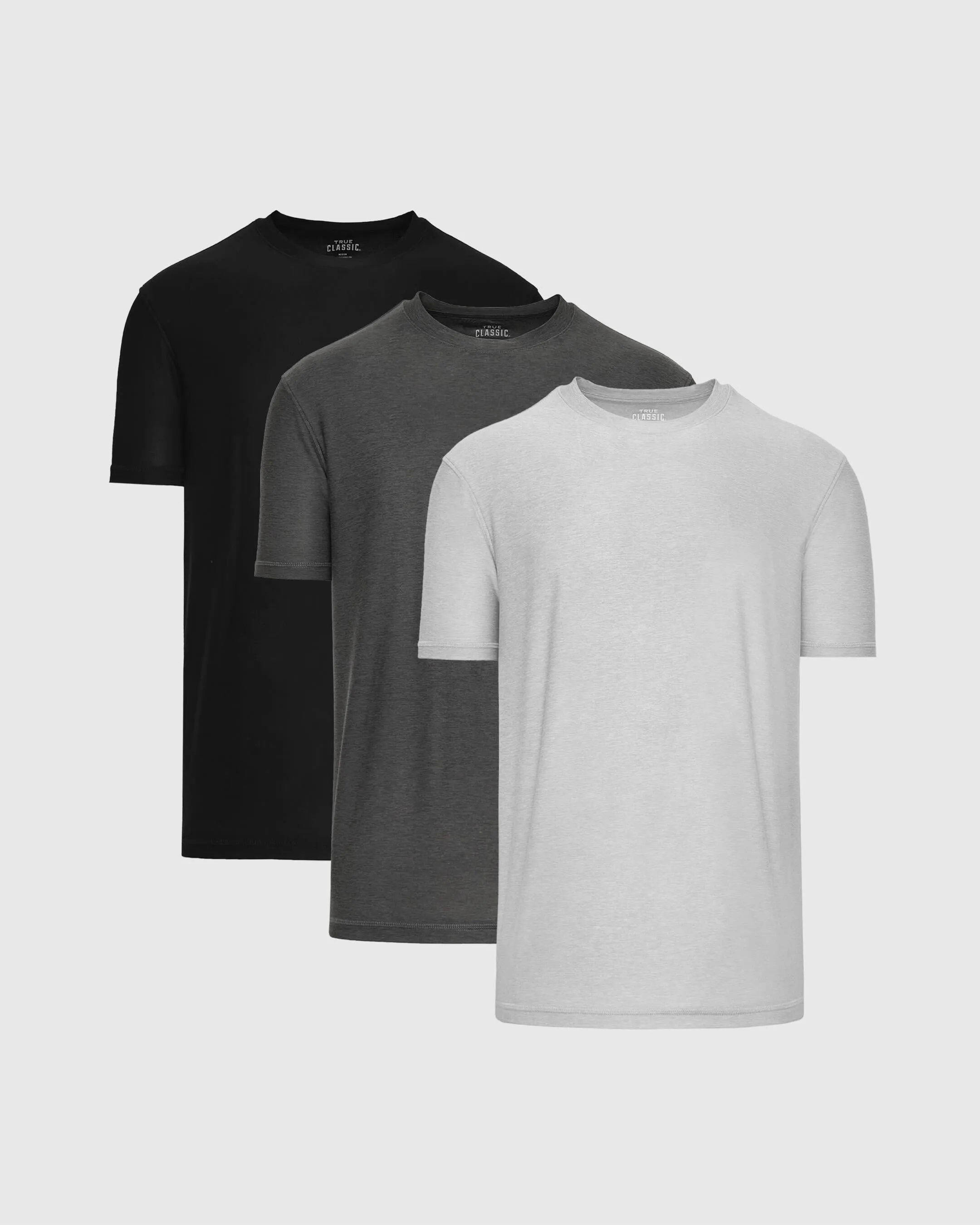 Grayscale Active Crew Neck 3-Pack sold by True Classic