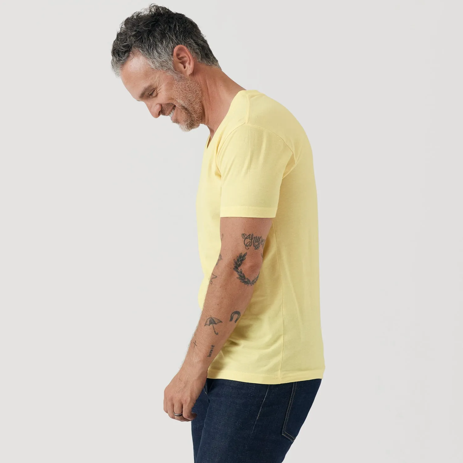 Mellow Yellow V-Neck Tee sold by True Classic product image thumbnail 4