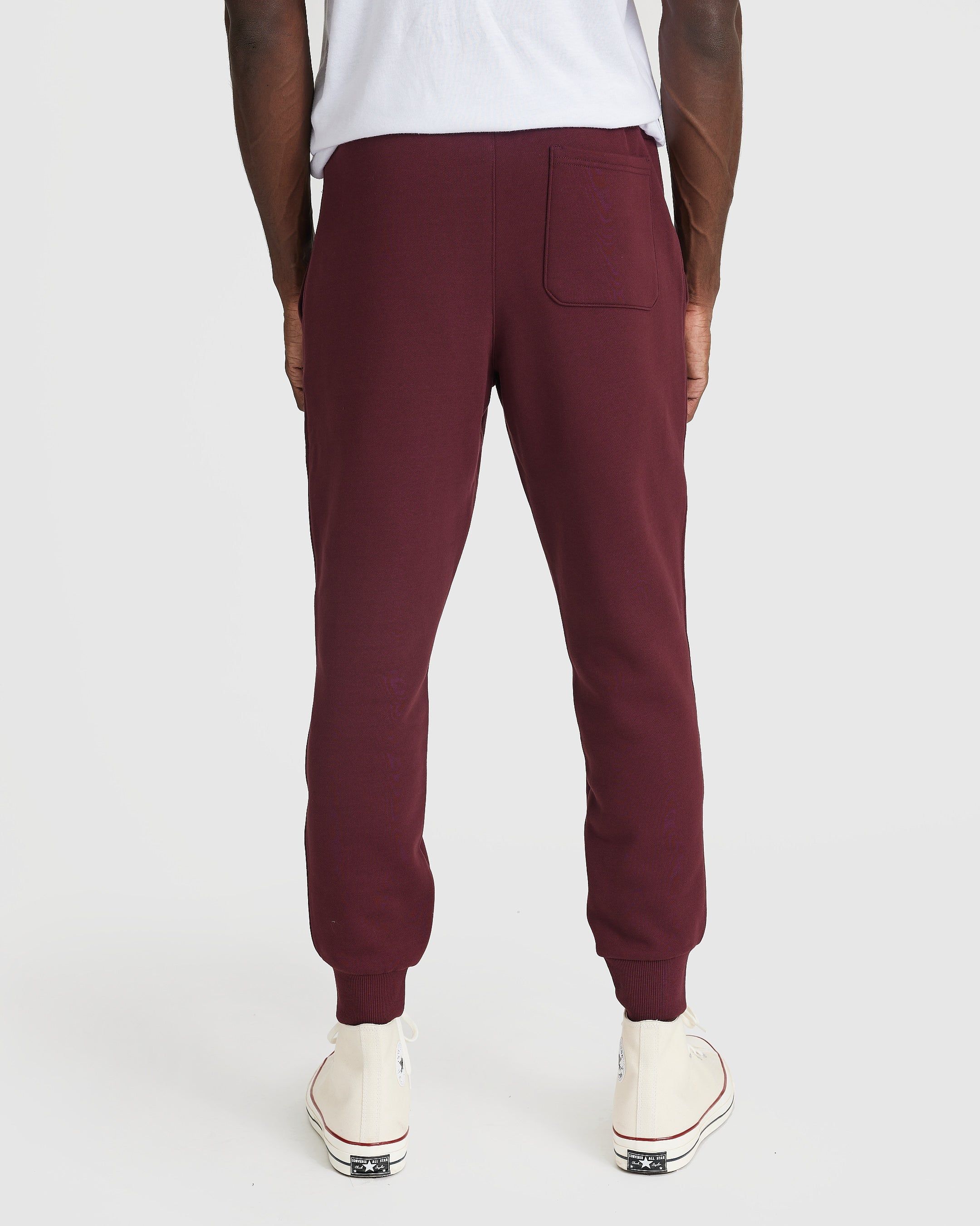 Mahogany Fleece French Terry Joggers sold by True Classic product image thumbnail 3