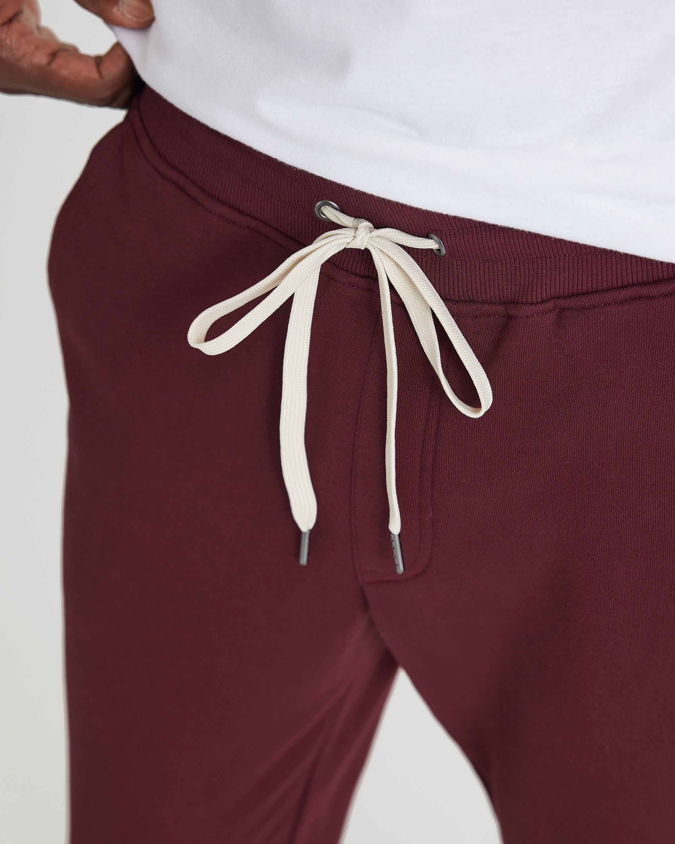 Mahogany Fleece French Terry Joggers sold by True Classic product image thumbnail 4
