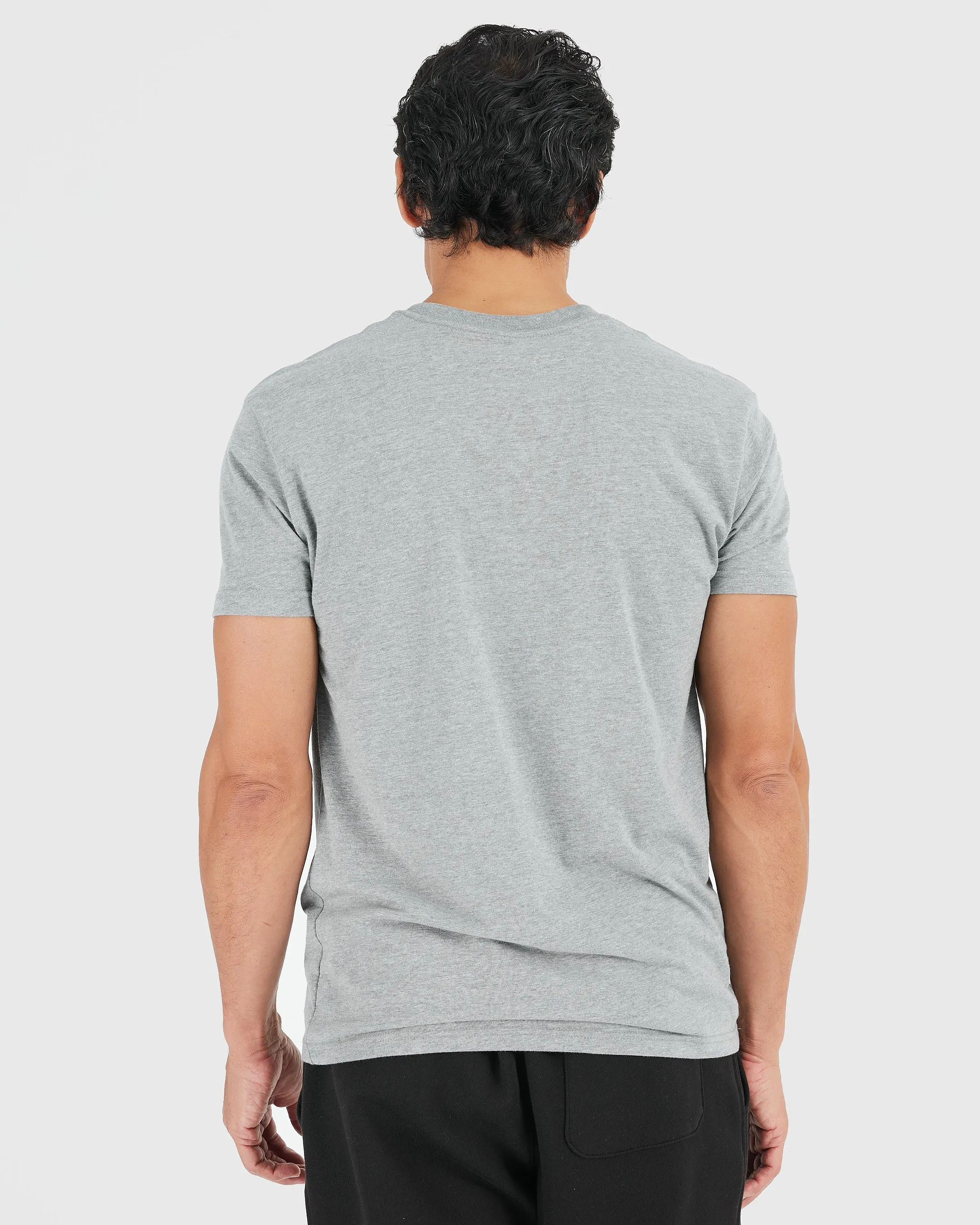 All Heather Gray Short Sleeve Crew Neck 9-Pack sold by True Classic product image thumbnail 4