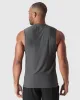 Charcoal Heather Gray Sleeveless Active Muscle Tee sold by True Classic