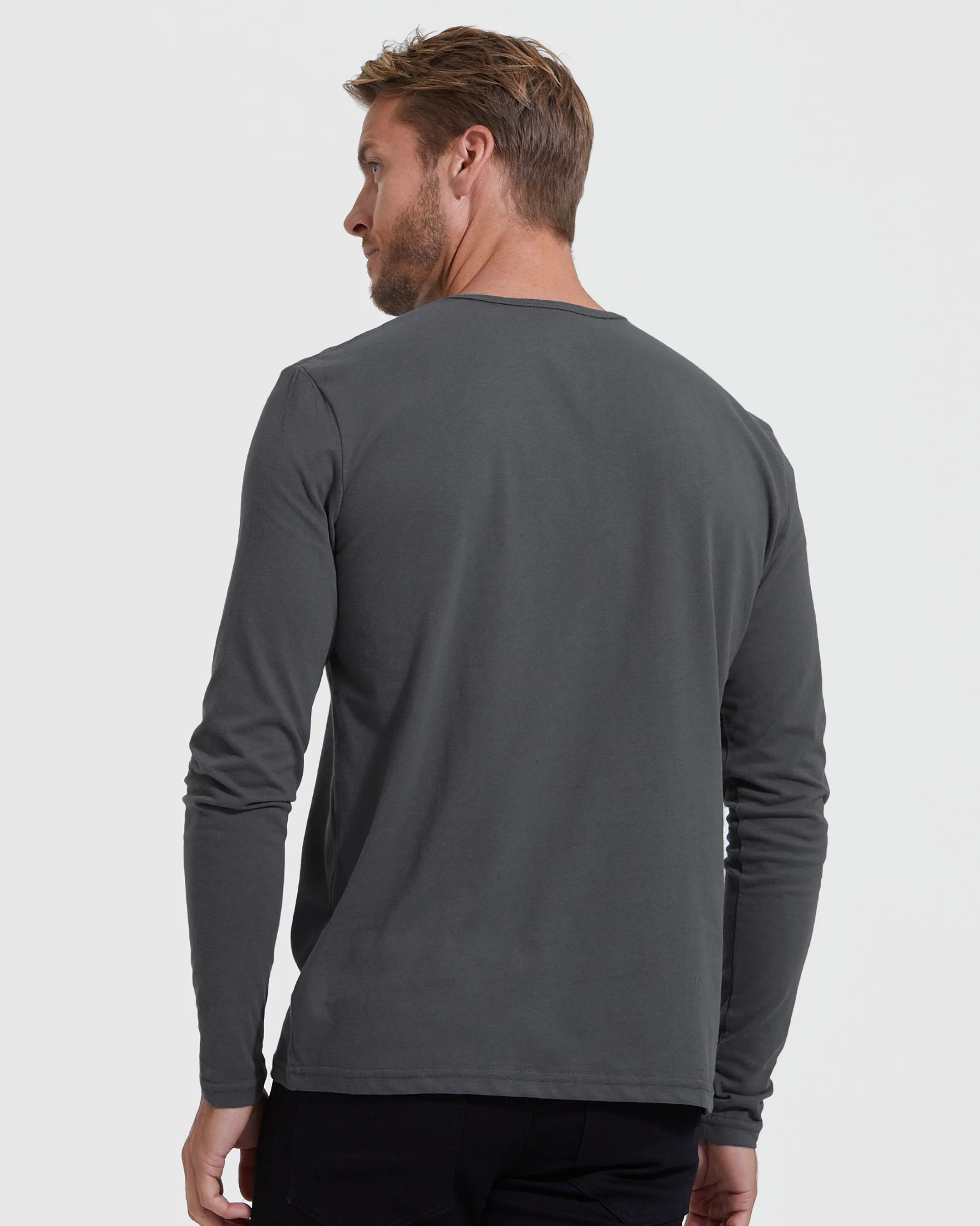 The Timeless Classic Long Sleeve Henley 3-Pack sold by True Classic product image thumbnail 4