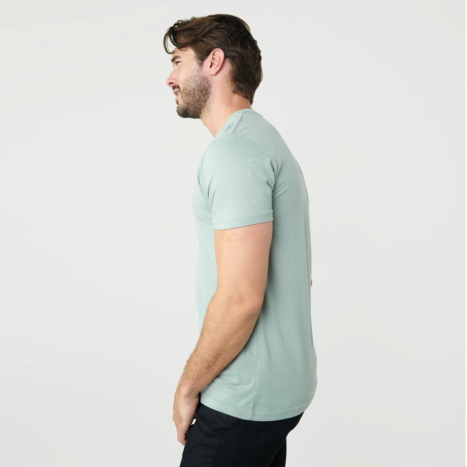 Sage Crew Neck T-Shirt sold by True Classic product image thumbnail 4
