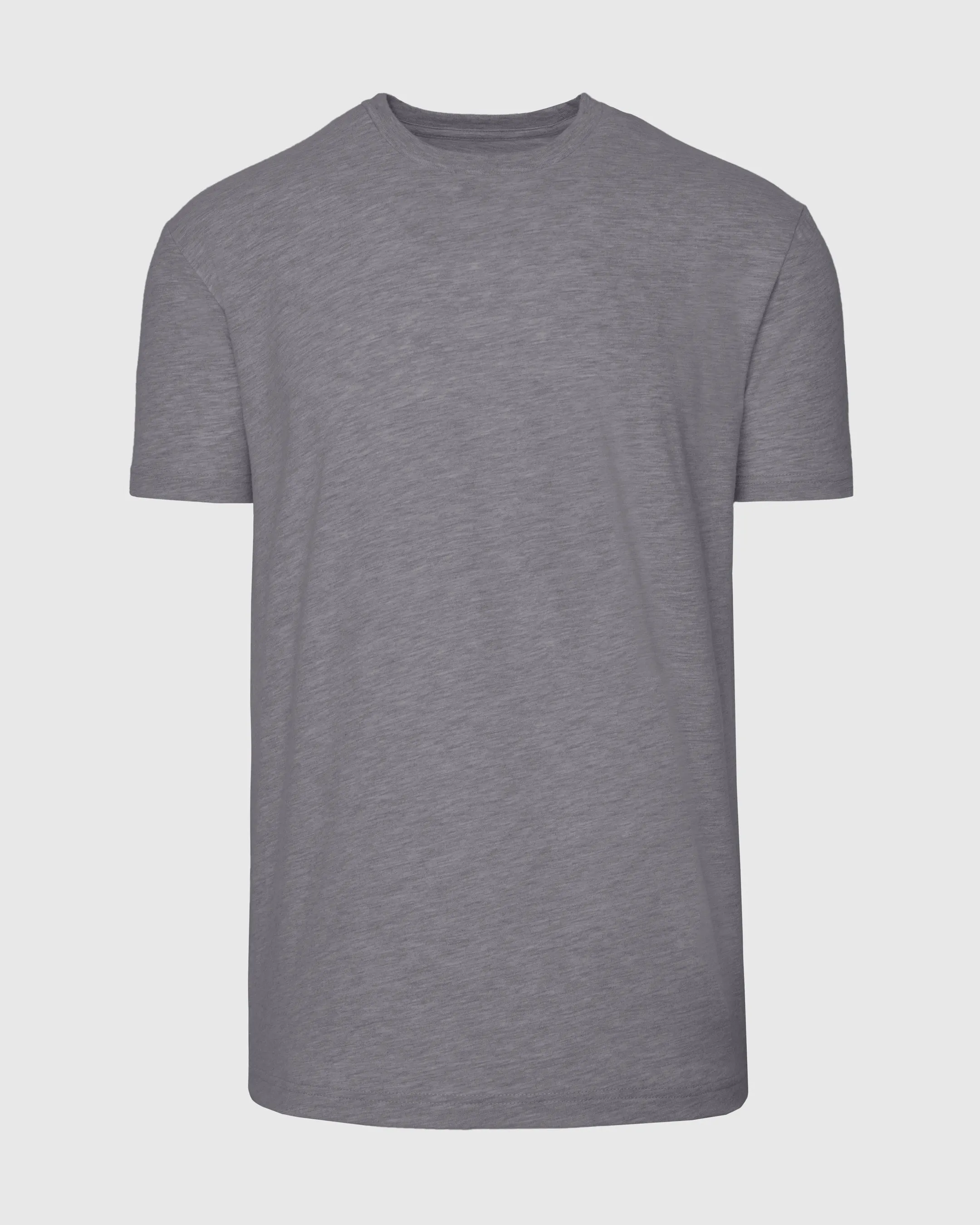 Heather Graphite Short Sleeve Crew Neck T Shirt sold by True Classic product image thumbnail 2