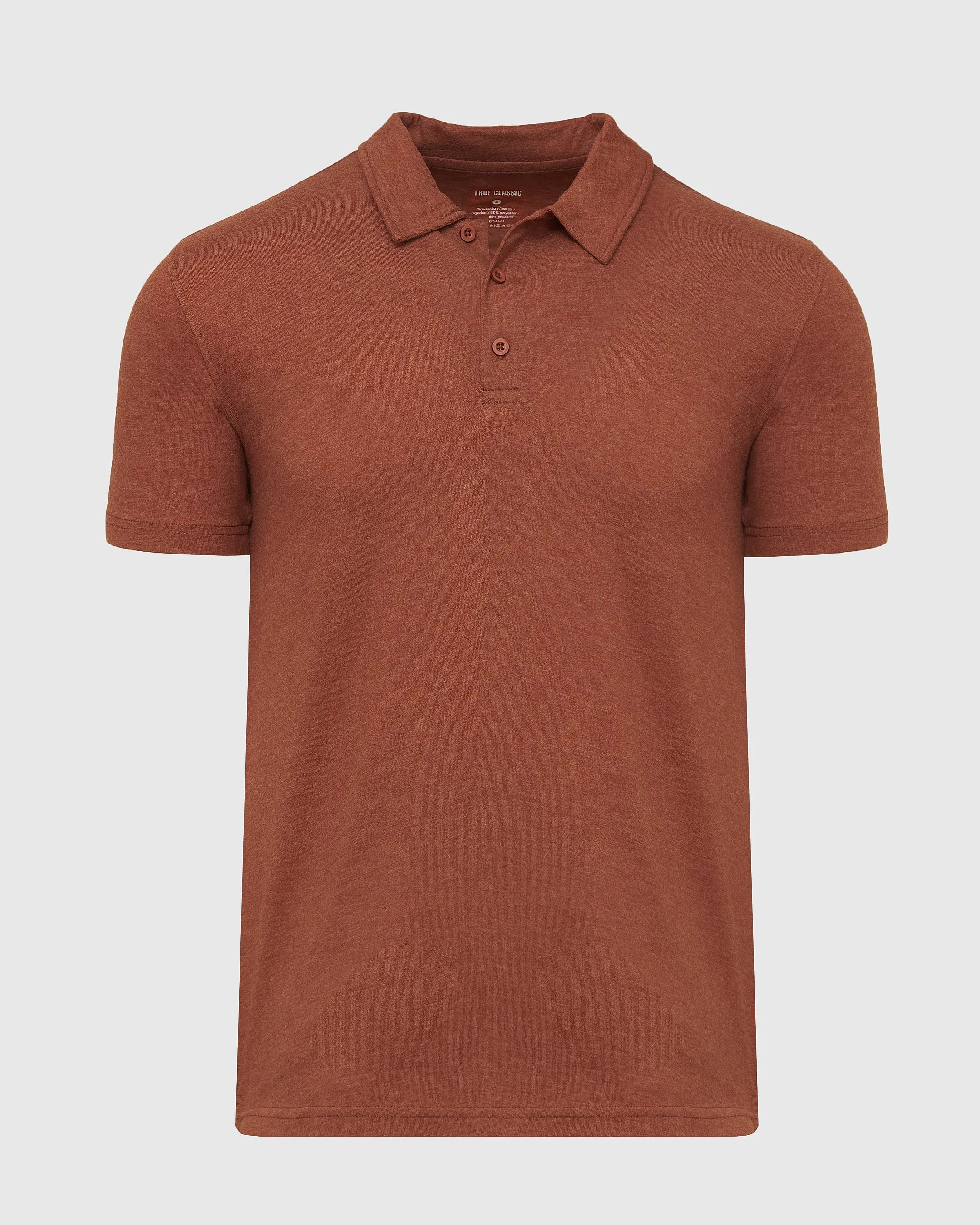 Gingersnap Heather Polo sold by True Classic product image thumbnail 2