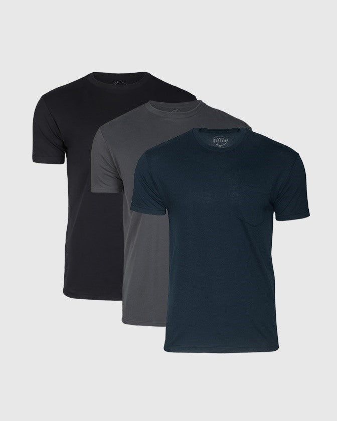 Dark Tones Crew Neck 3-Pack sold by True Classic