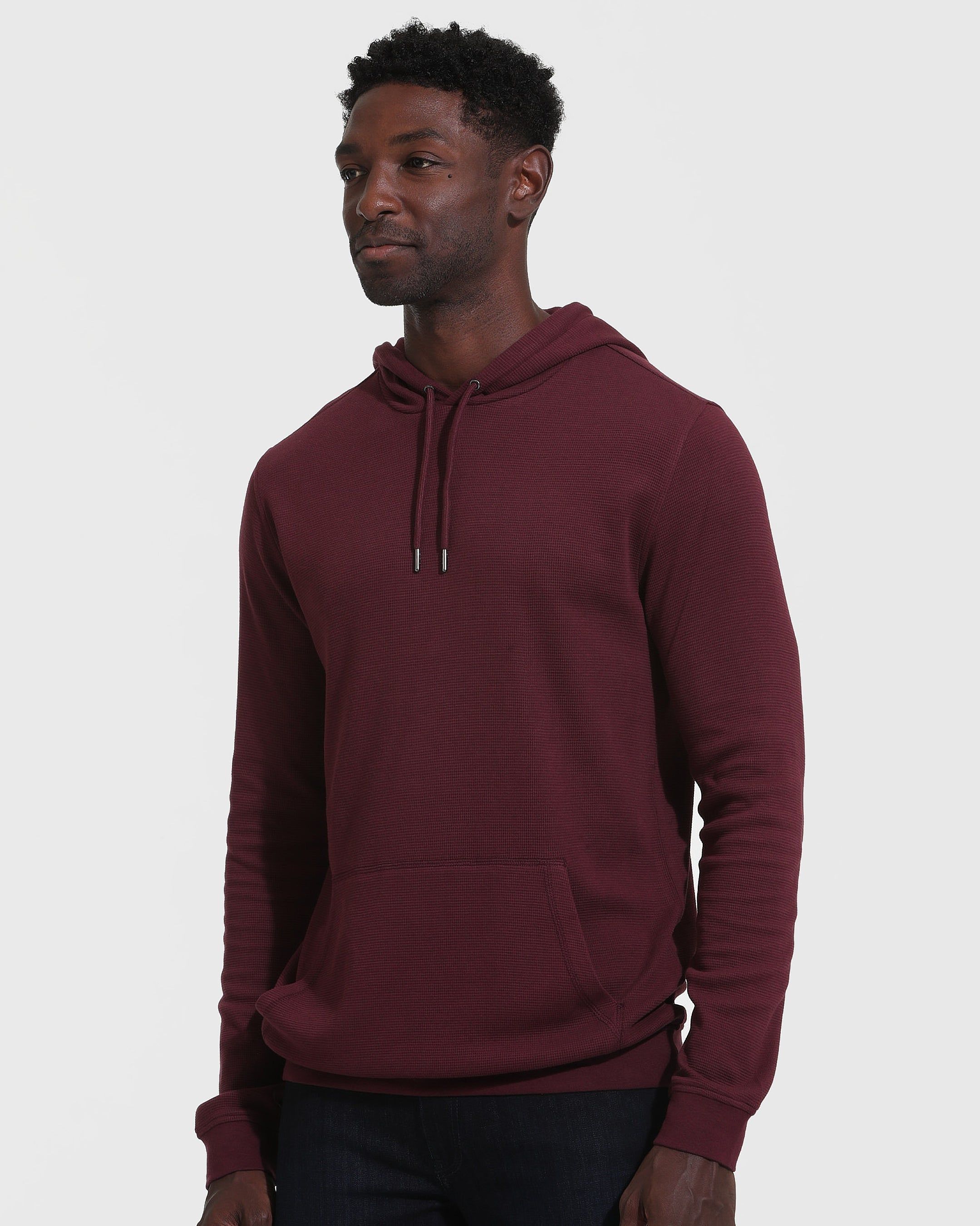 Mahogany Waffle Hoodie sold by True Classic product image thumbnail 4