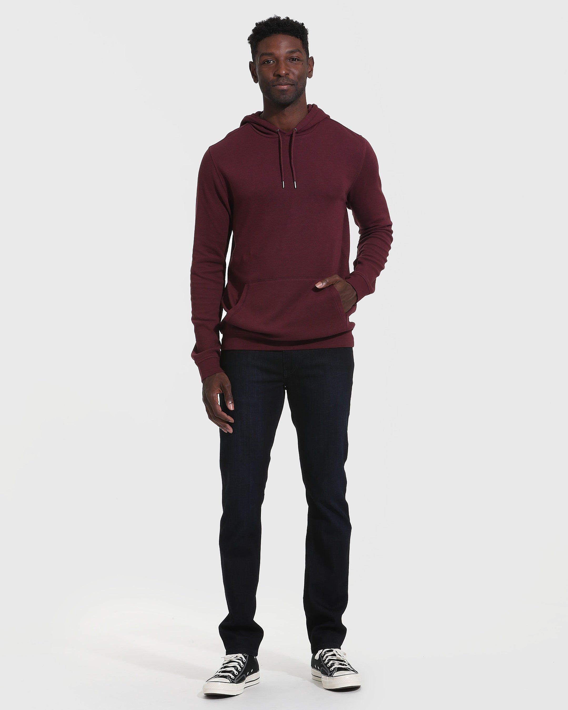 Mahogany Waffle Hoodie sold by True Classic product image thumbnail 5