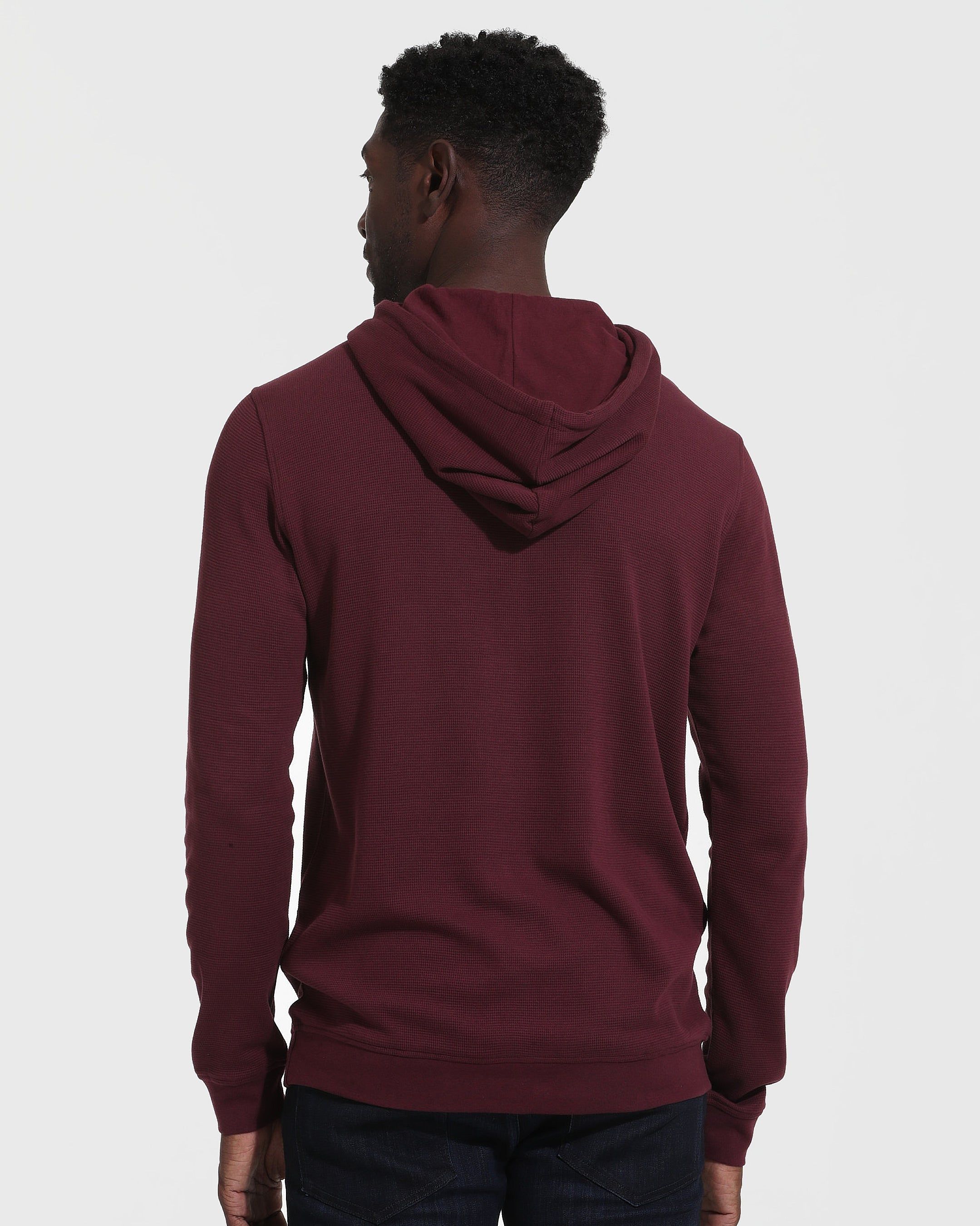Mahogany Waffle Hoodie sold by True Classic product image thumbnail 3